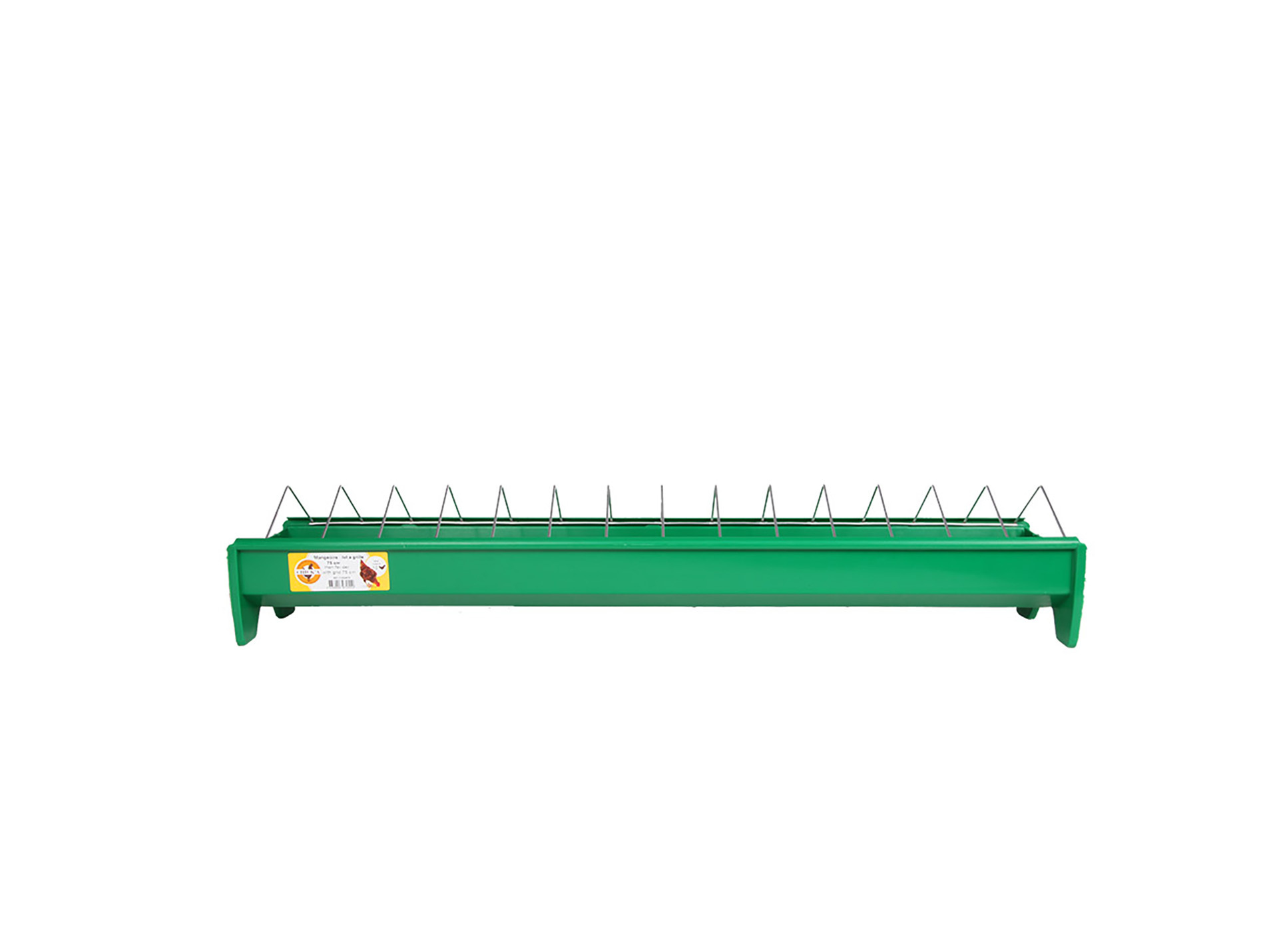 Mangeoire plastique à grille CHICK'A pour poulets L.75cm