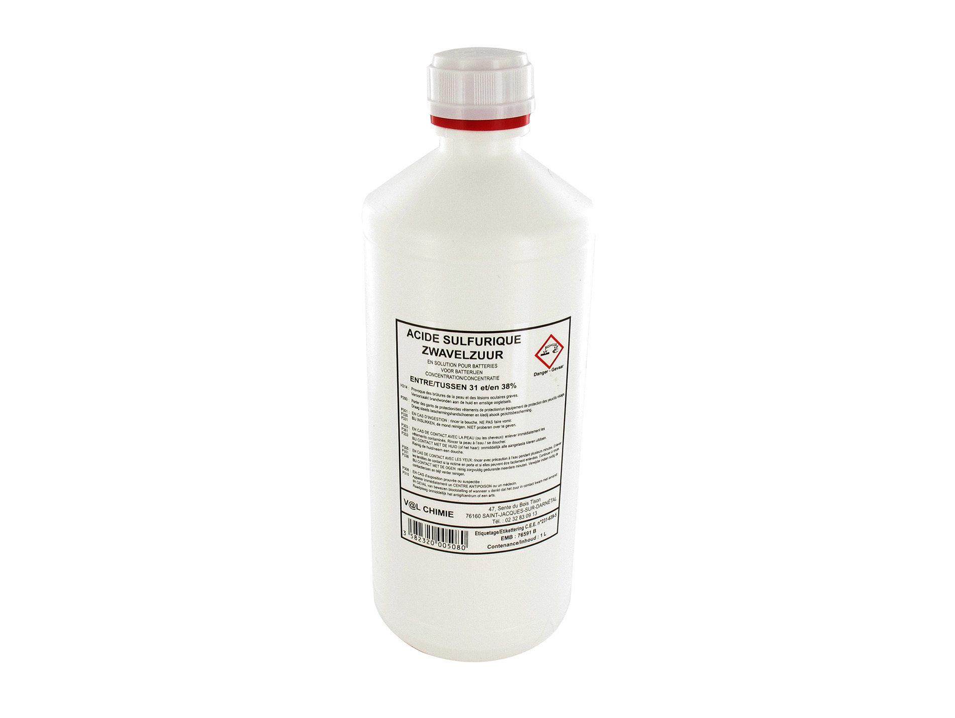 Acide sulfurique Batterie TASHIMA 2109000 1L x4