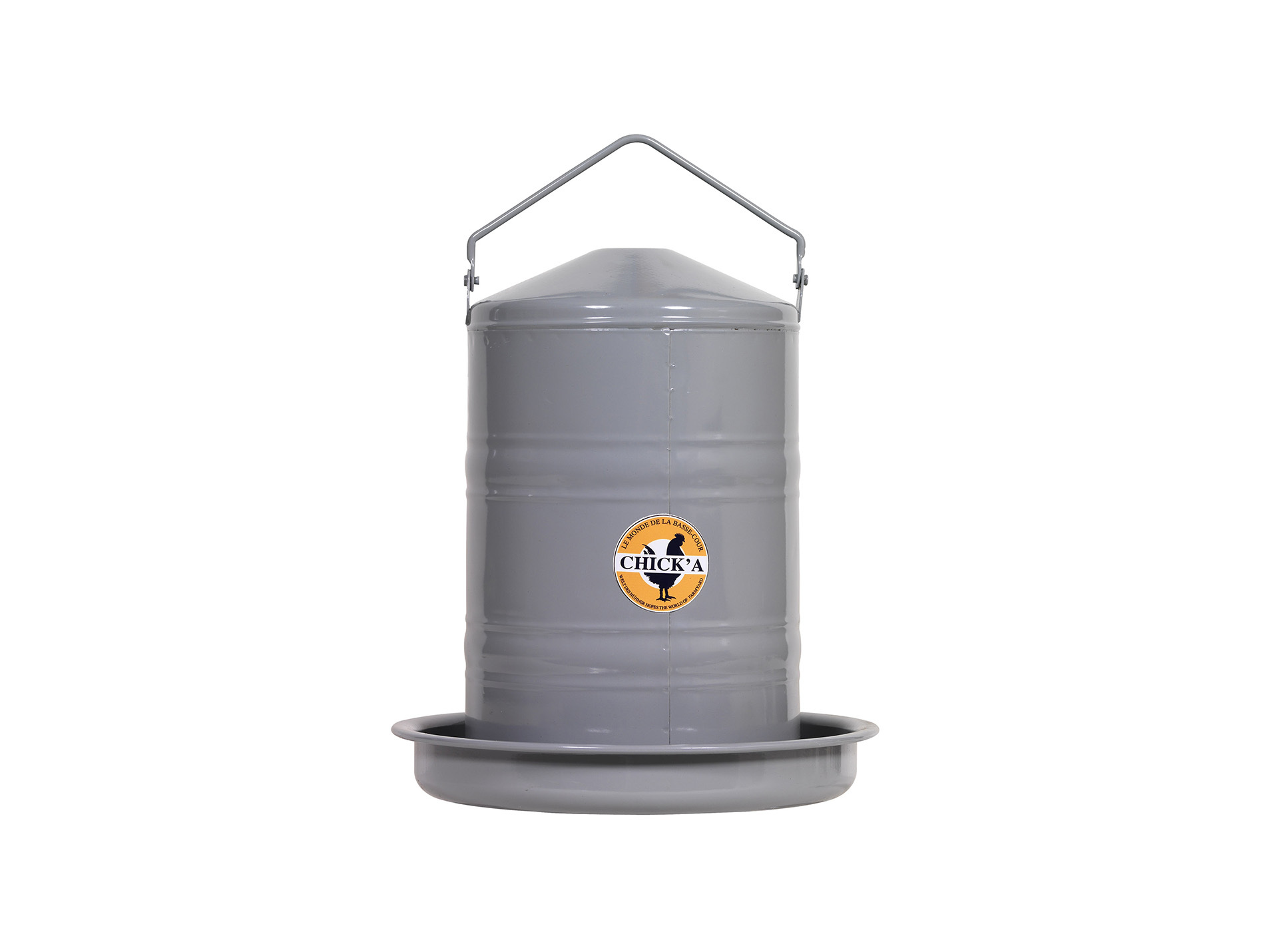 Abreuvoir en métal CHICK'A pour poules 5L