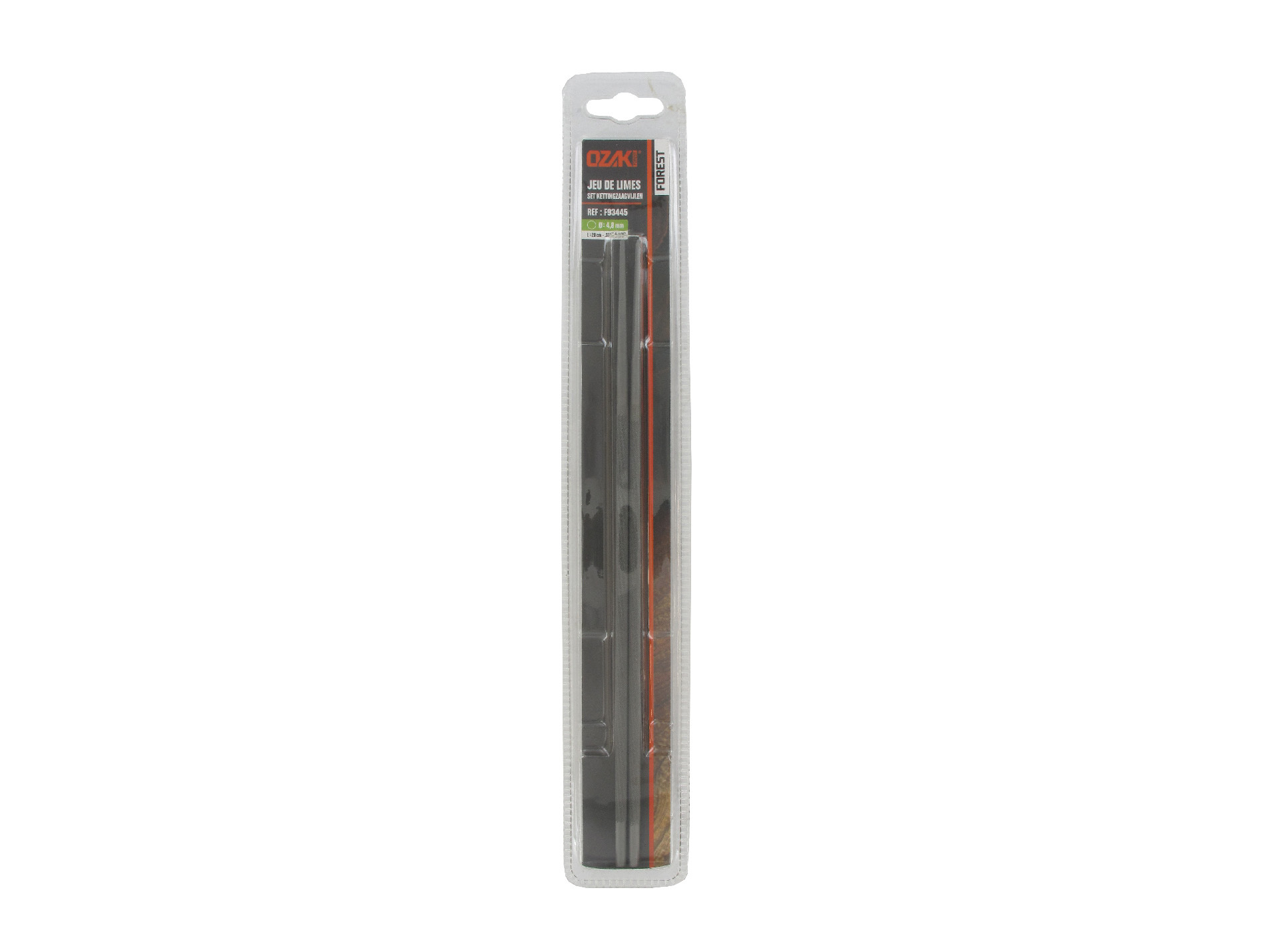 Limes d'affûtage chaînes GARDY PARTS pour .325" & 3/8" Ø4,8mm x2