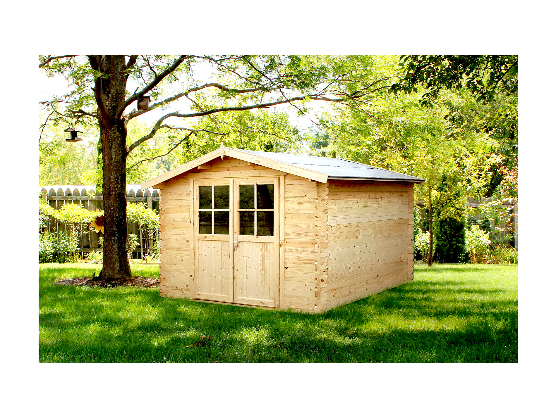 Abri jardin bois épaisseur 28mm 9,73m²