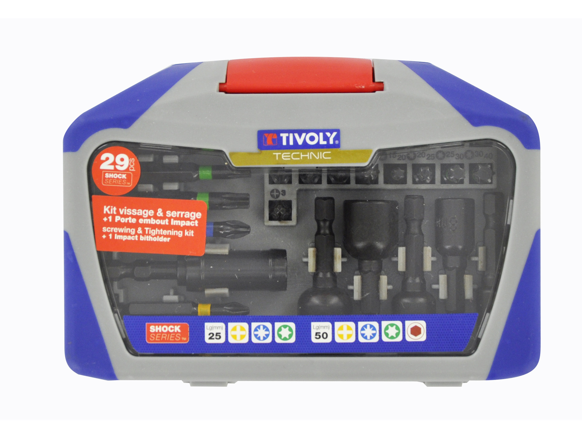 Coffret vissage serrage Shock Series 29 pièces