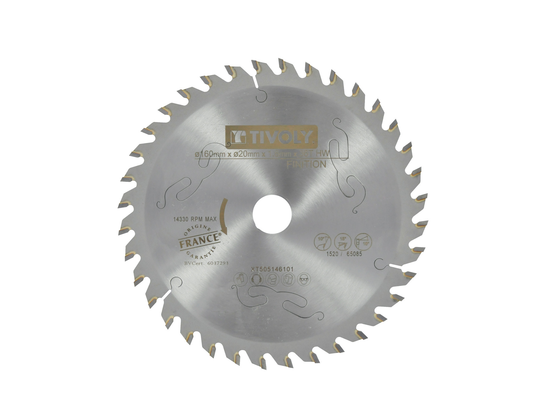 Lame scie circulaire finition Ø190 x 20mm 48 dents