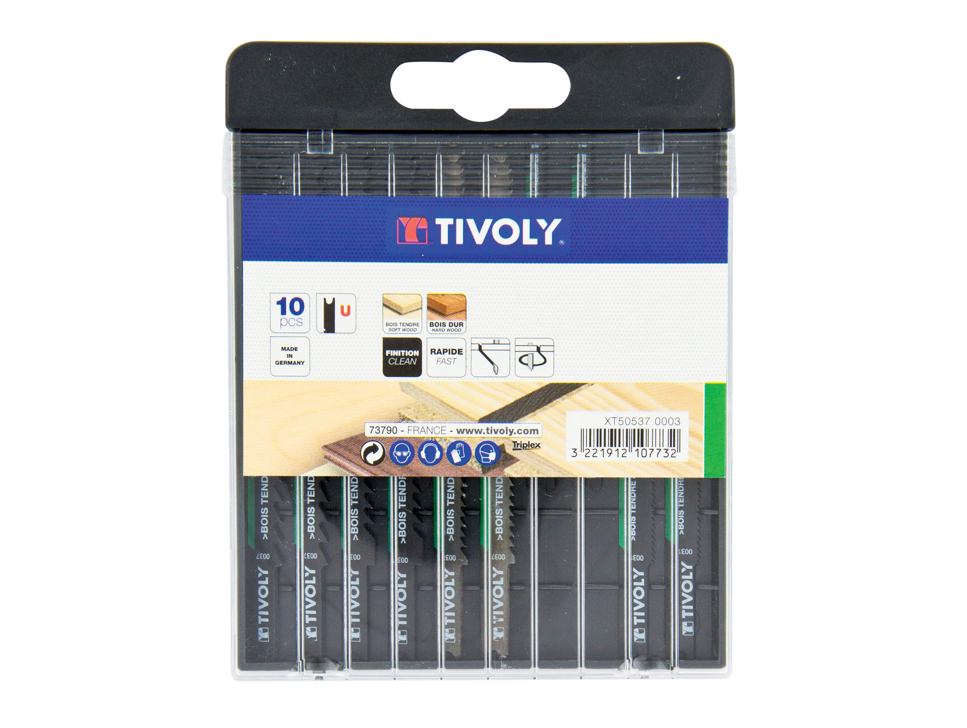 10 lames scie sauteuse bois U