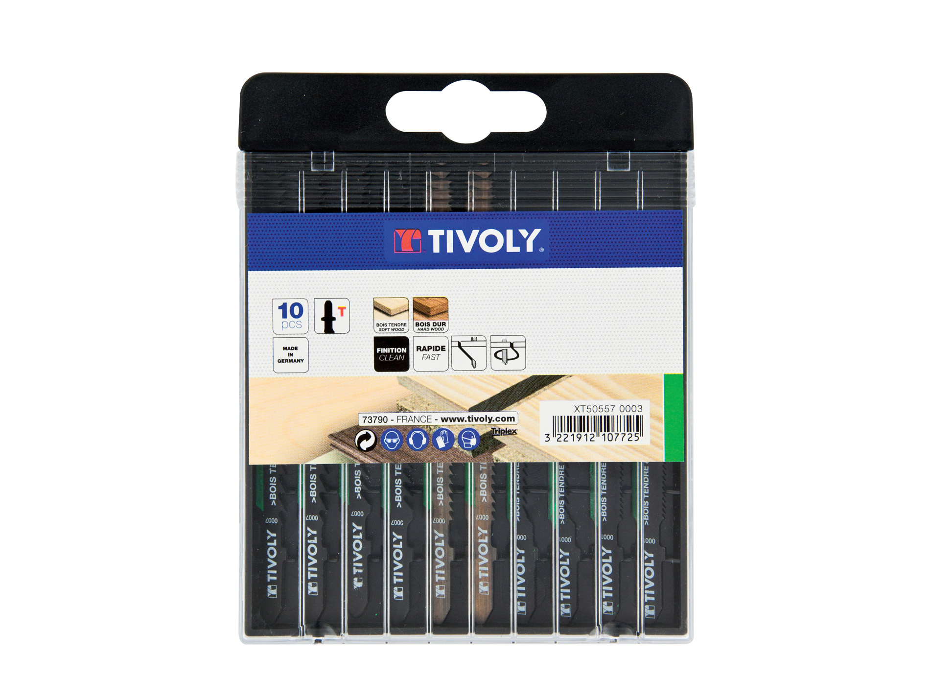 10 lames scie sauteuse bois T