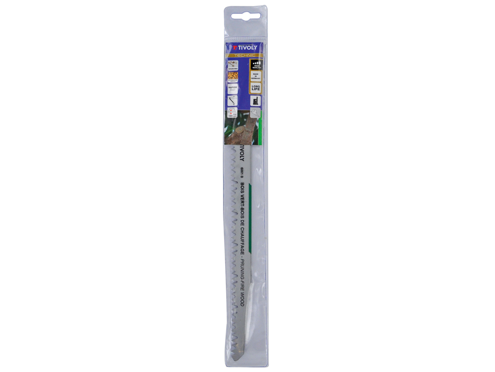 2 lames de scie sabre HCS TECHNIC débit élagage 190mm