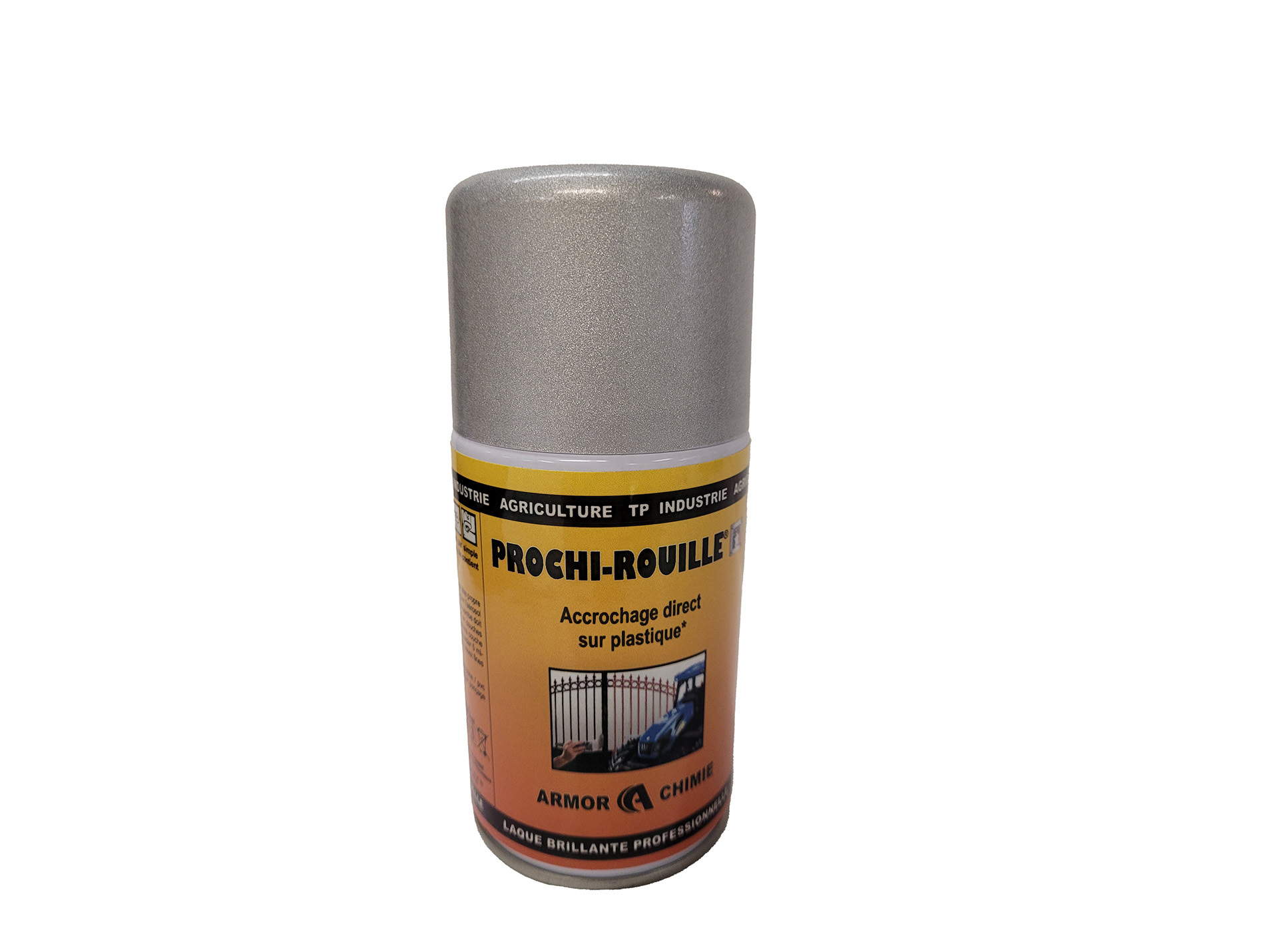 Peinture antirouille aérosol PROCHIROUILLE Alu 01 250ml