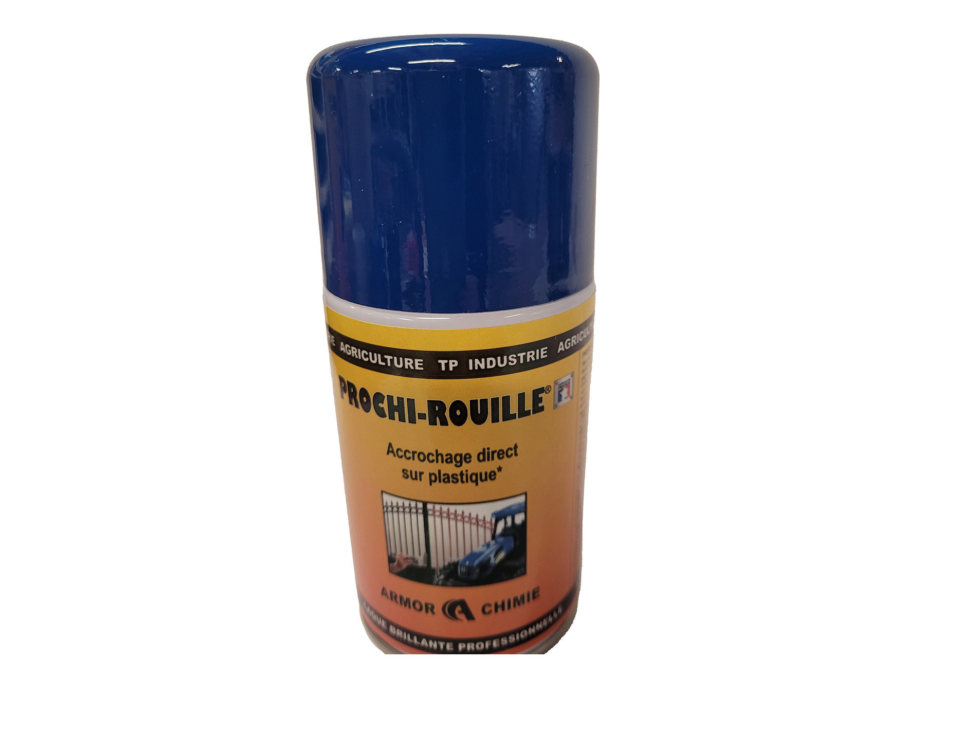 Peinture antirouille aérosol PROCHIROUILLE Bleu 5010 250ml