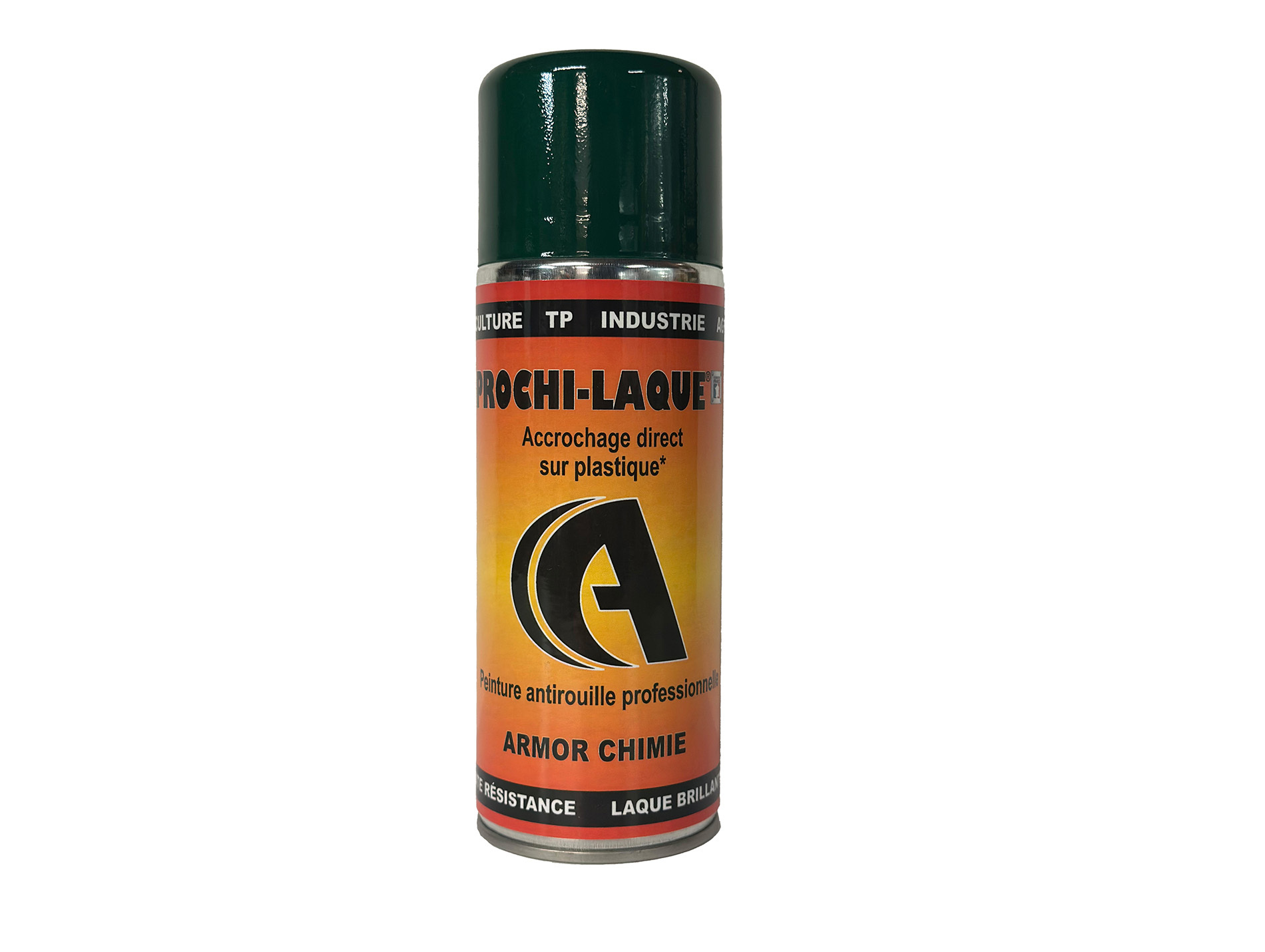 Peinture antirouille aérosol PROCHIROUILLE Noir Brillant 400ml