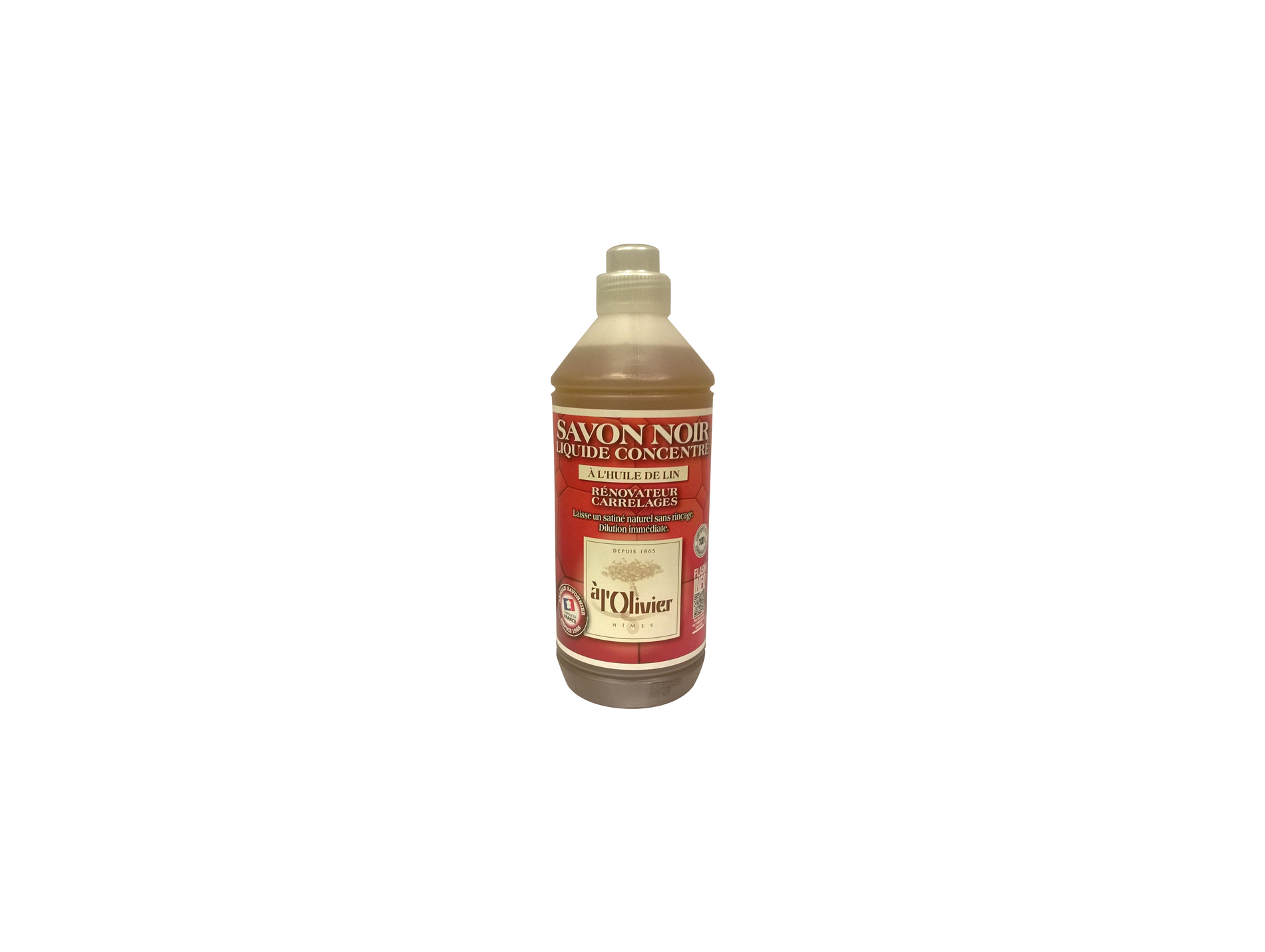 Savon noir liquide concentré 1L À L'OLIVIER