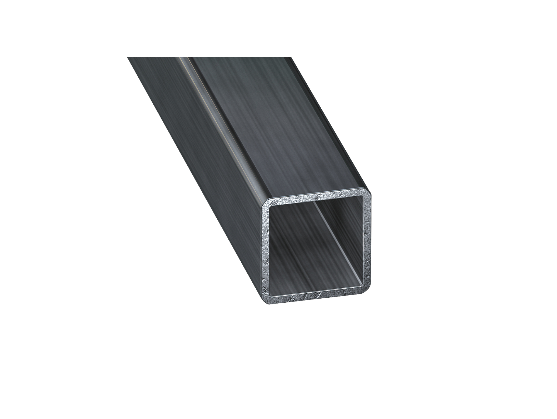 Tube carré acier profilé à froid 12x12mm L.1m Ép.1mm
