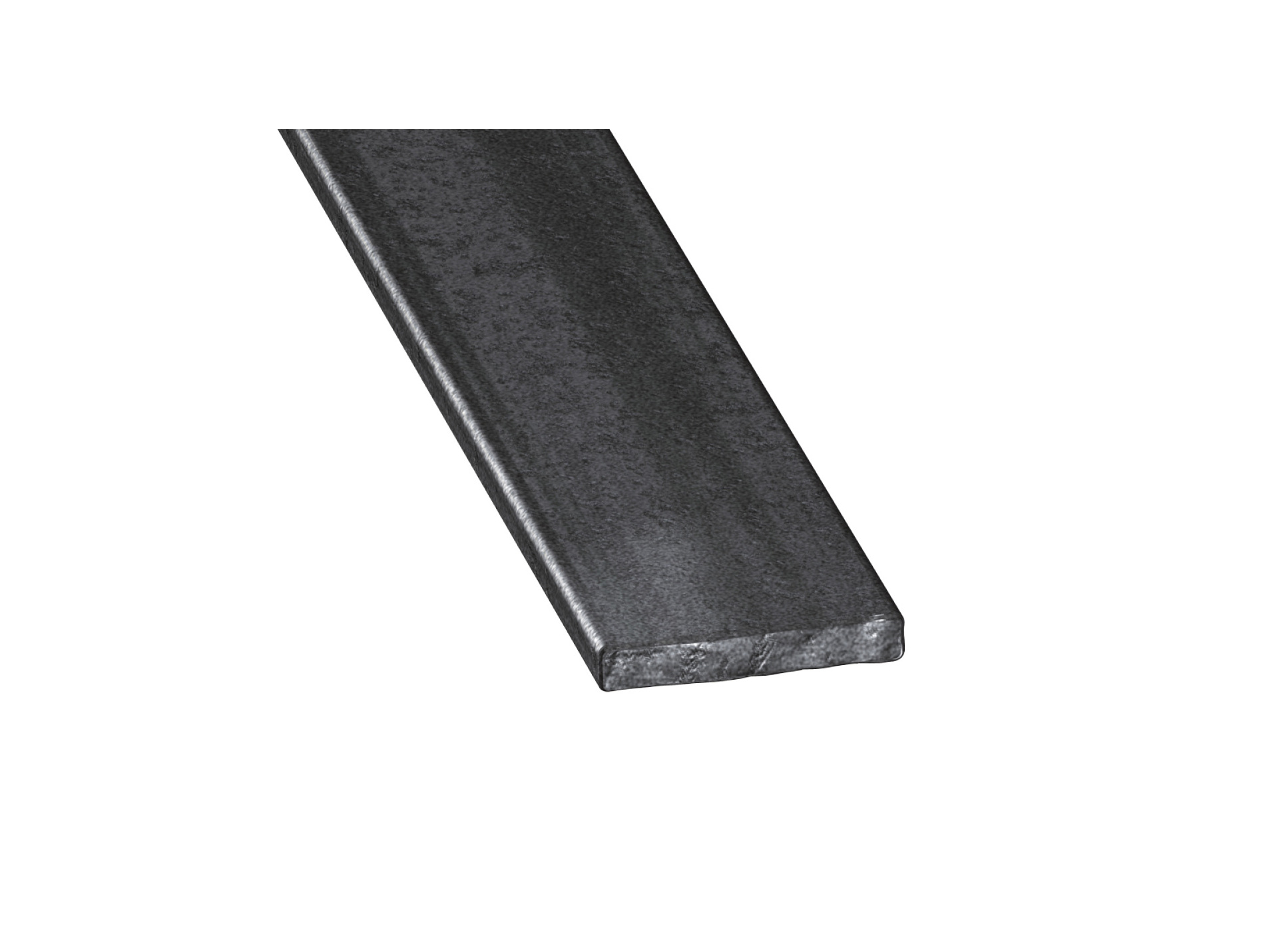 Plat acier laminé à chaud verni 35x6mm L.2m