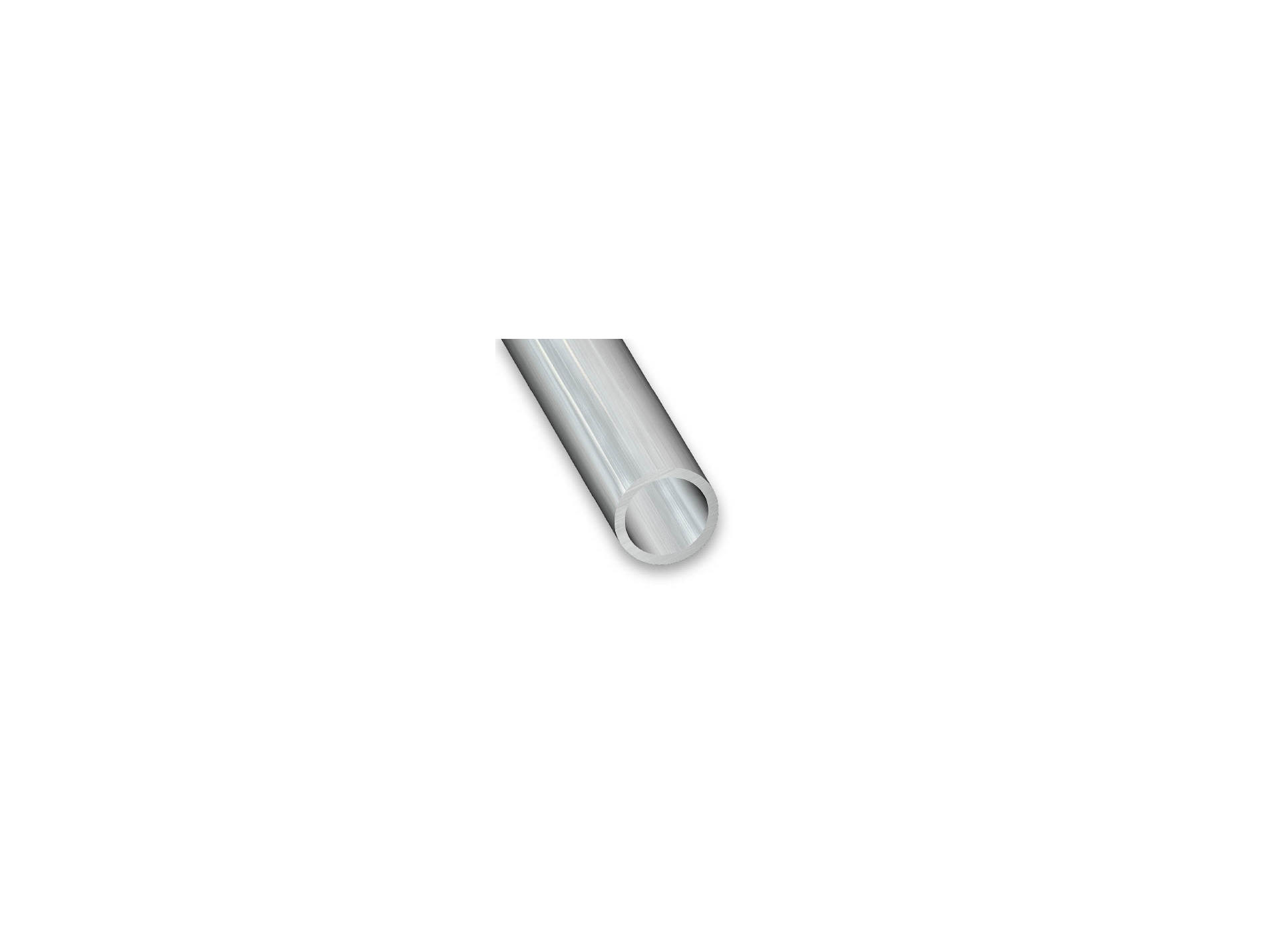 Tube rond aluminium brut ø10 L.1m Ép.1mm