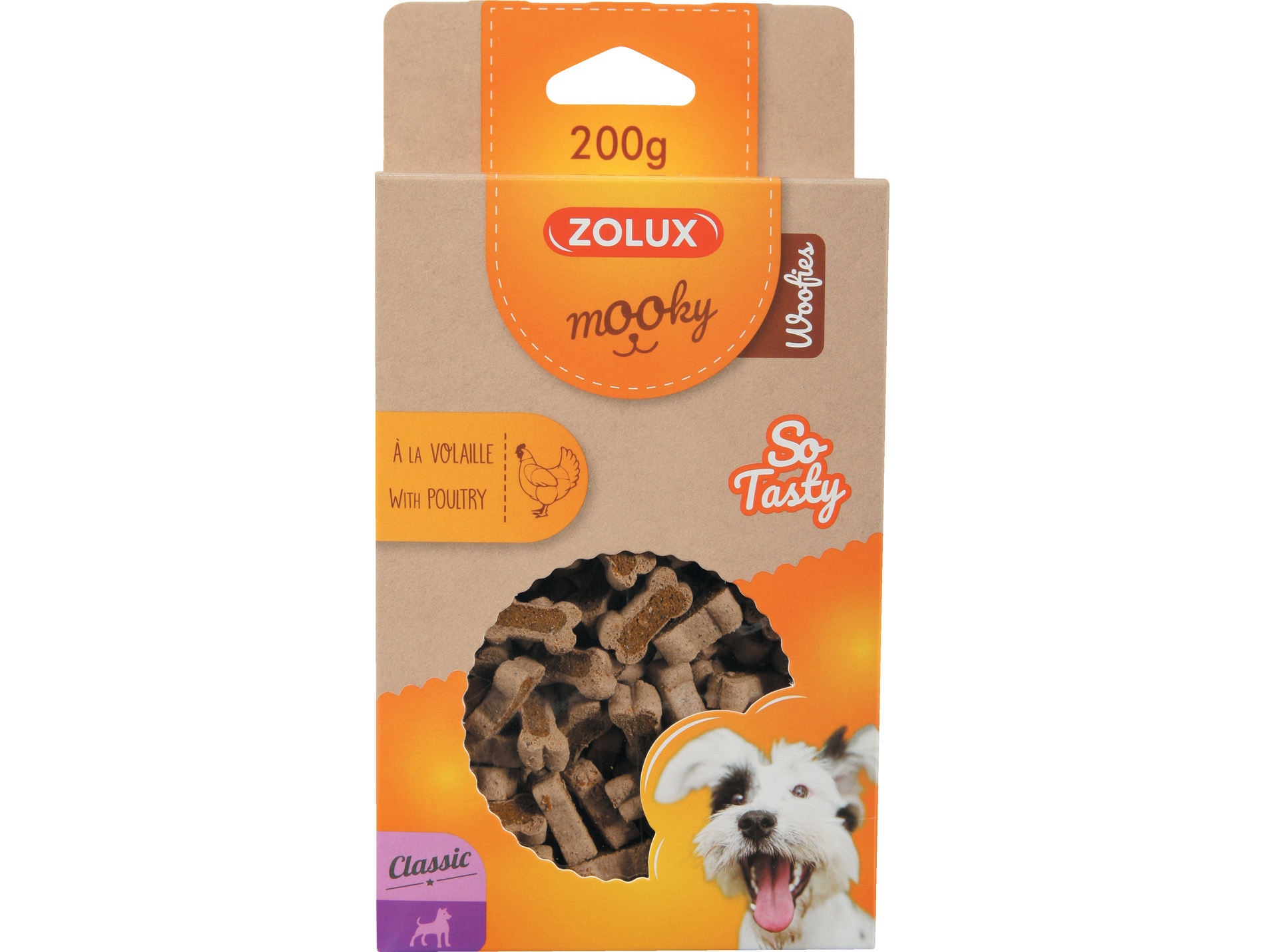 Friandises MOOKY Woofies Volaille 200g