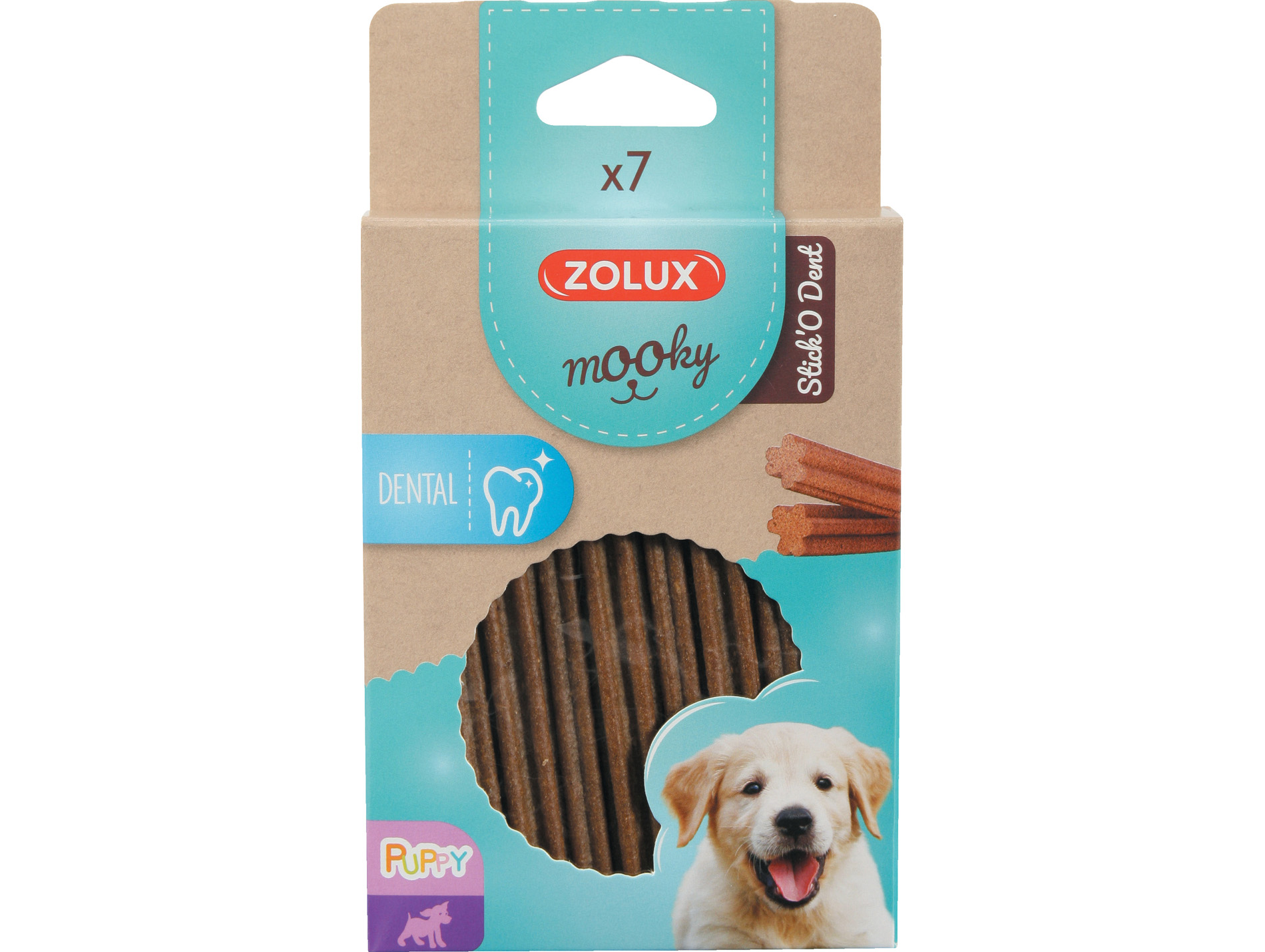 Friandises chiot MOOKY StickO Dent x7