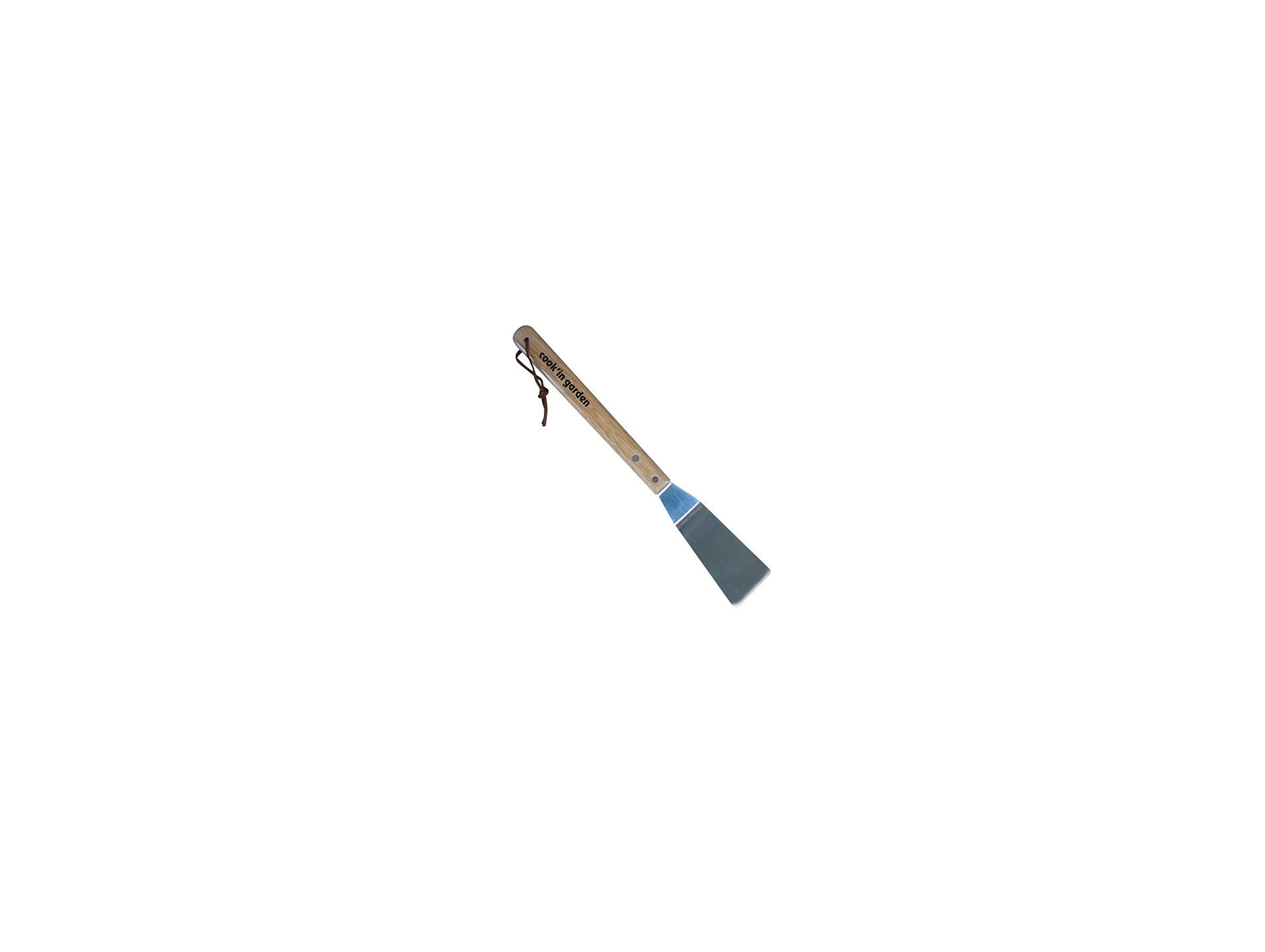 Spatule COOK IN GARDEN inox manche bois 38,5cm
