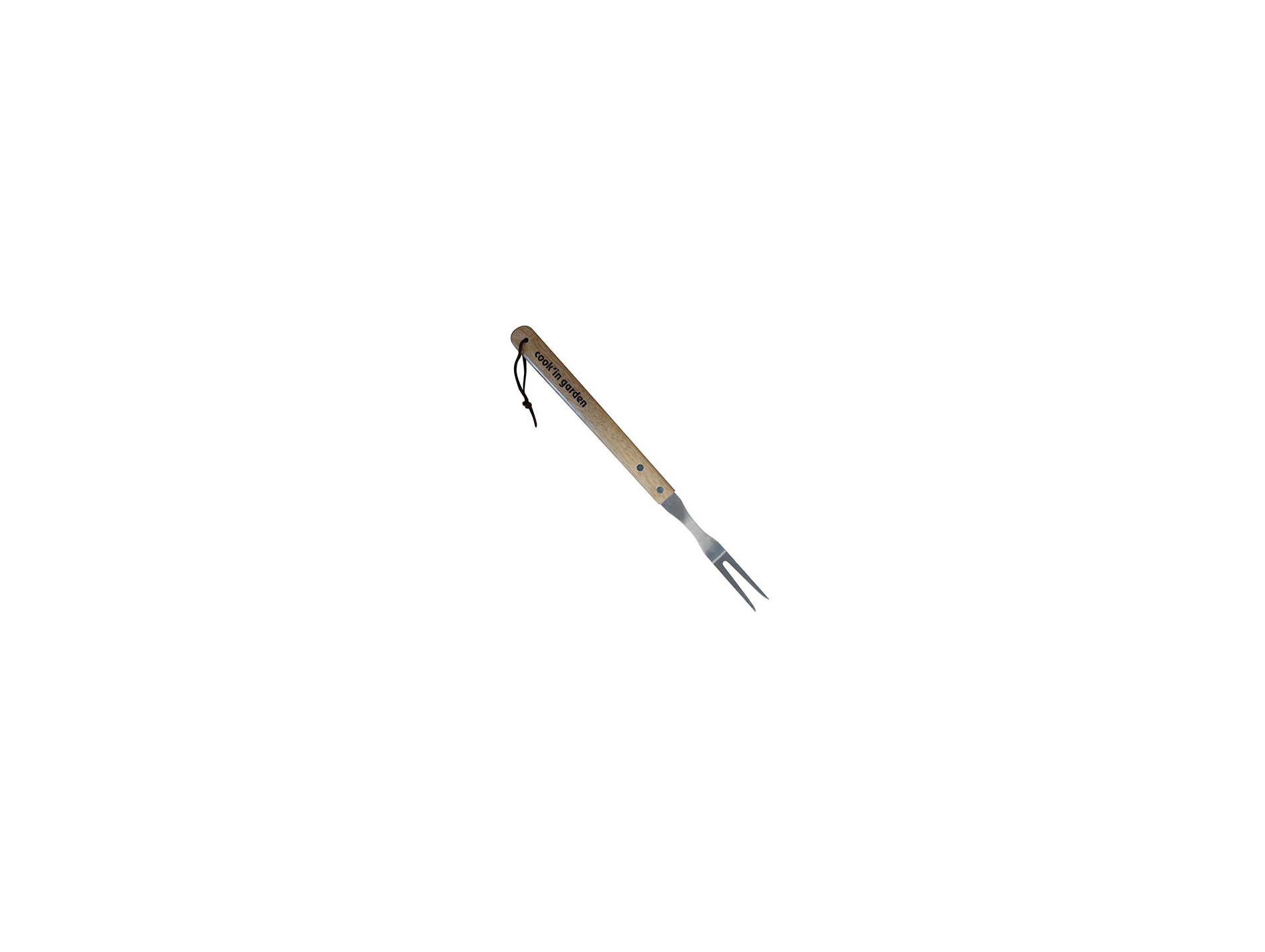Fourchette viande COOK'IN GARDEN inox et bois