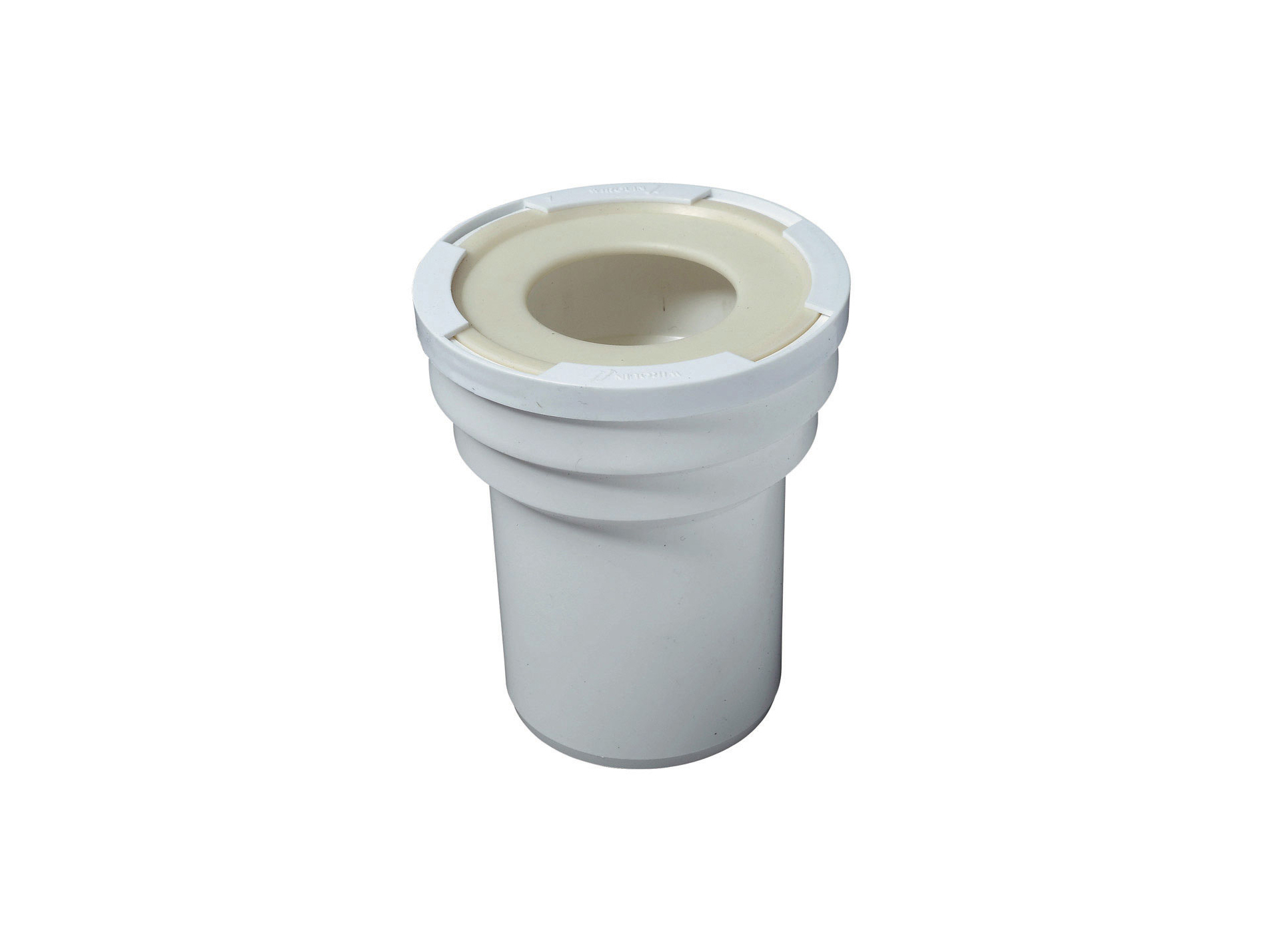 Manchon droit pour WC en PVC blanc WIRQUIN Ø100mm L.205mm