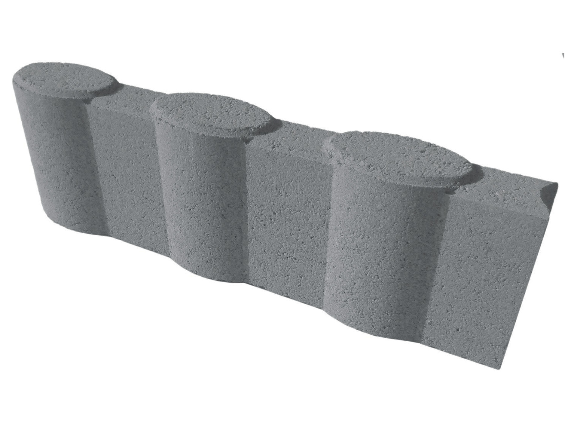 Bordure Olivette 50x16x6,5cm gris ardoise