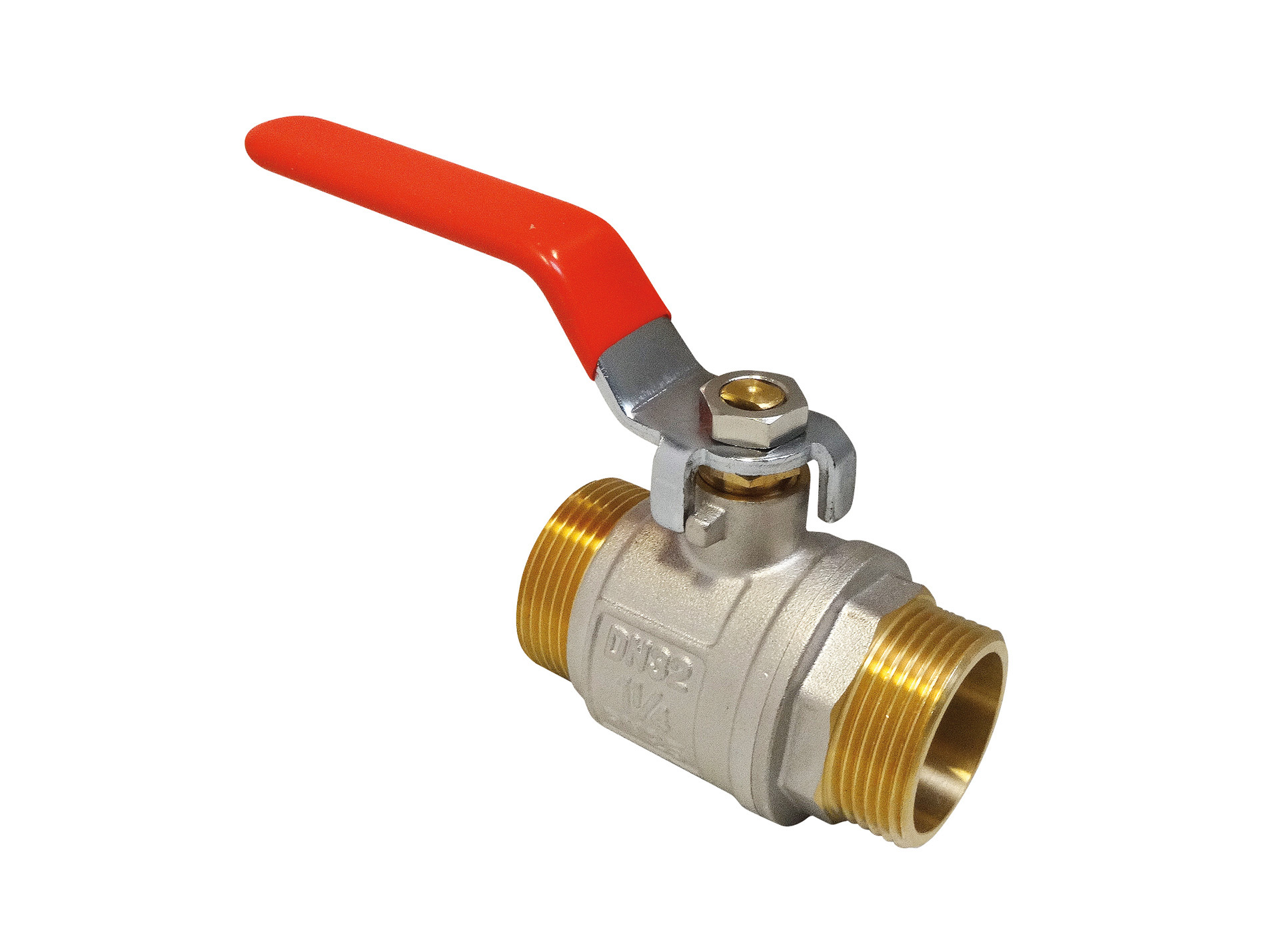 Vanne performance SOMATHERM Mâle-Mâle 15/21 manette plate