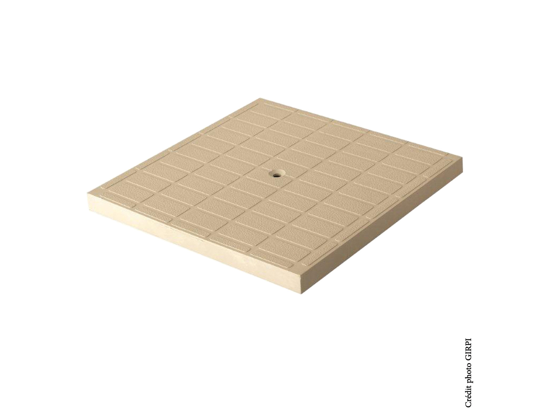 Tampon de sol GIRPI 284x284mm sable
