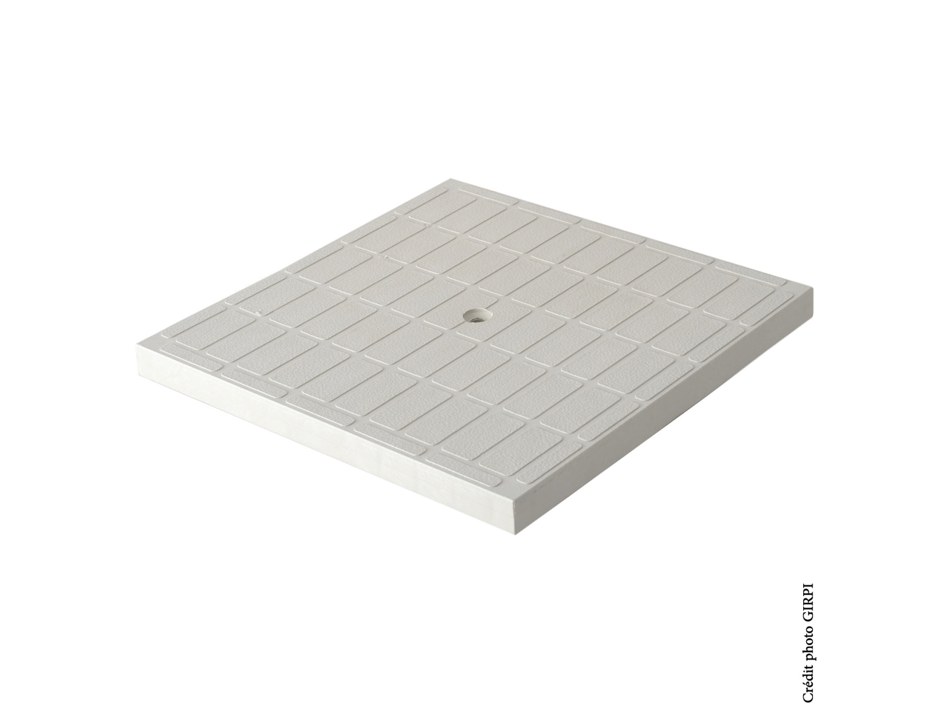 Tampon de sol GIRPI 284x284mm gris