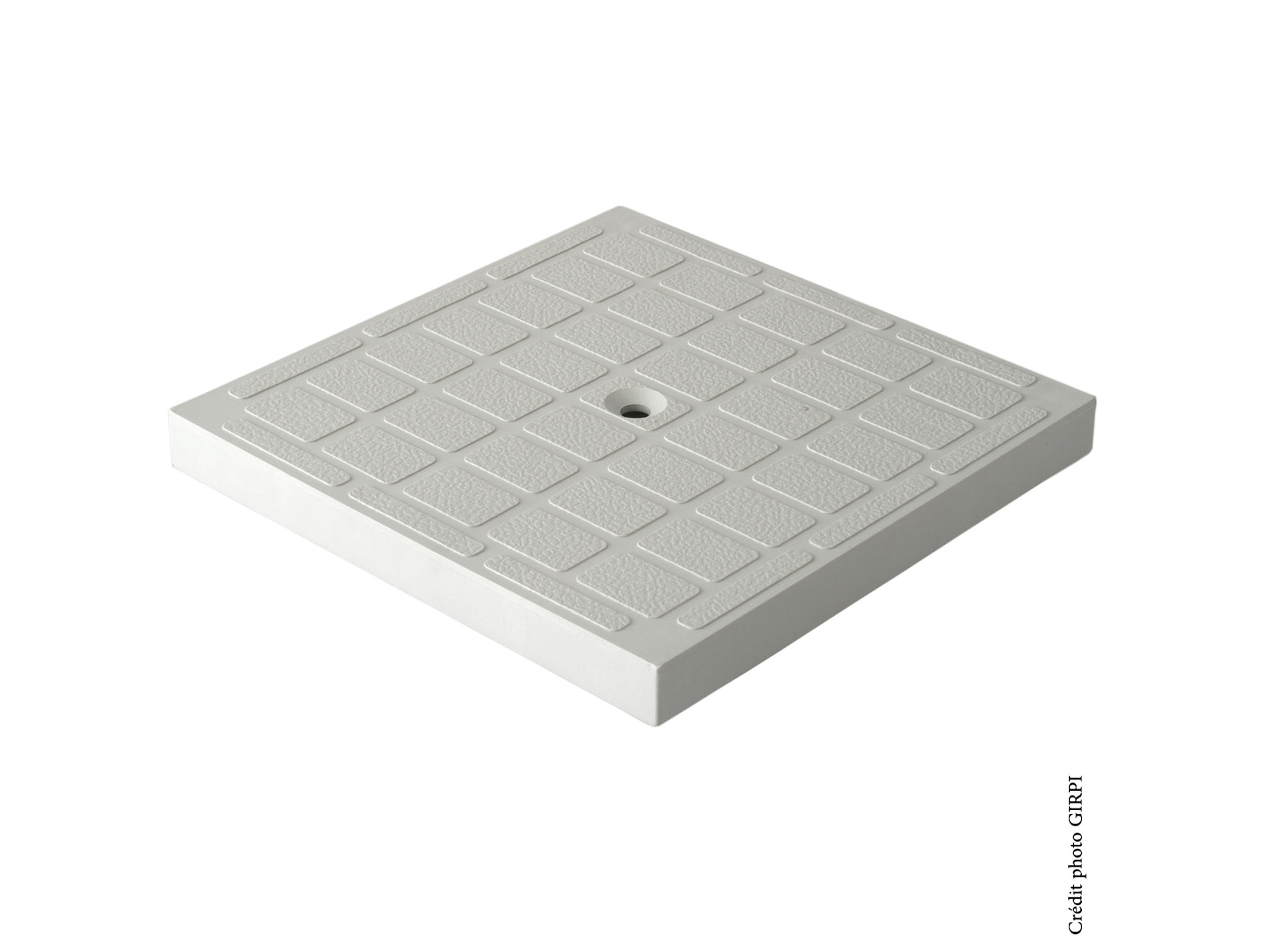 Tampon de sol GIRPI 187x187mm gris