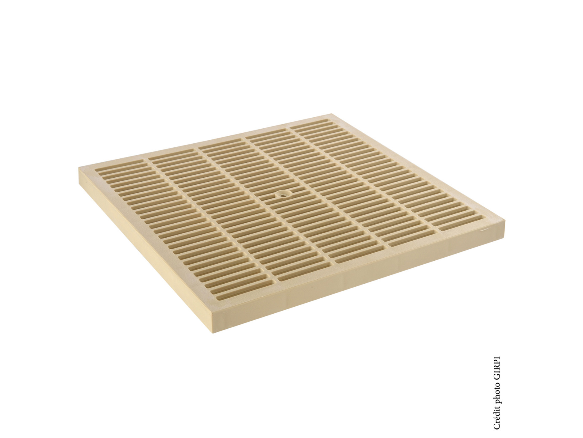Grille de sol PVC GIRPI 300x300mm sable