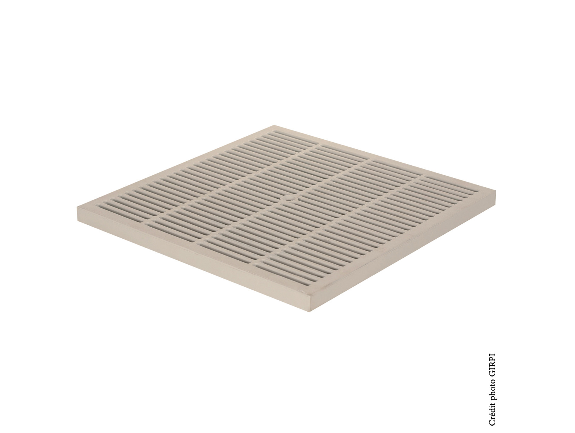 Grille de sol PVC GIRPI 187x187mm sable