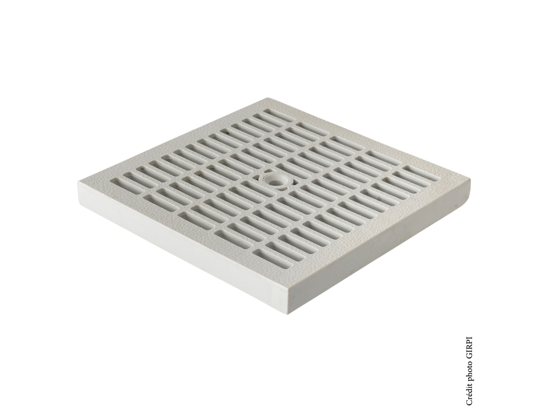 Grille de sol PVC GIRPI 187x187mm gris