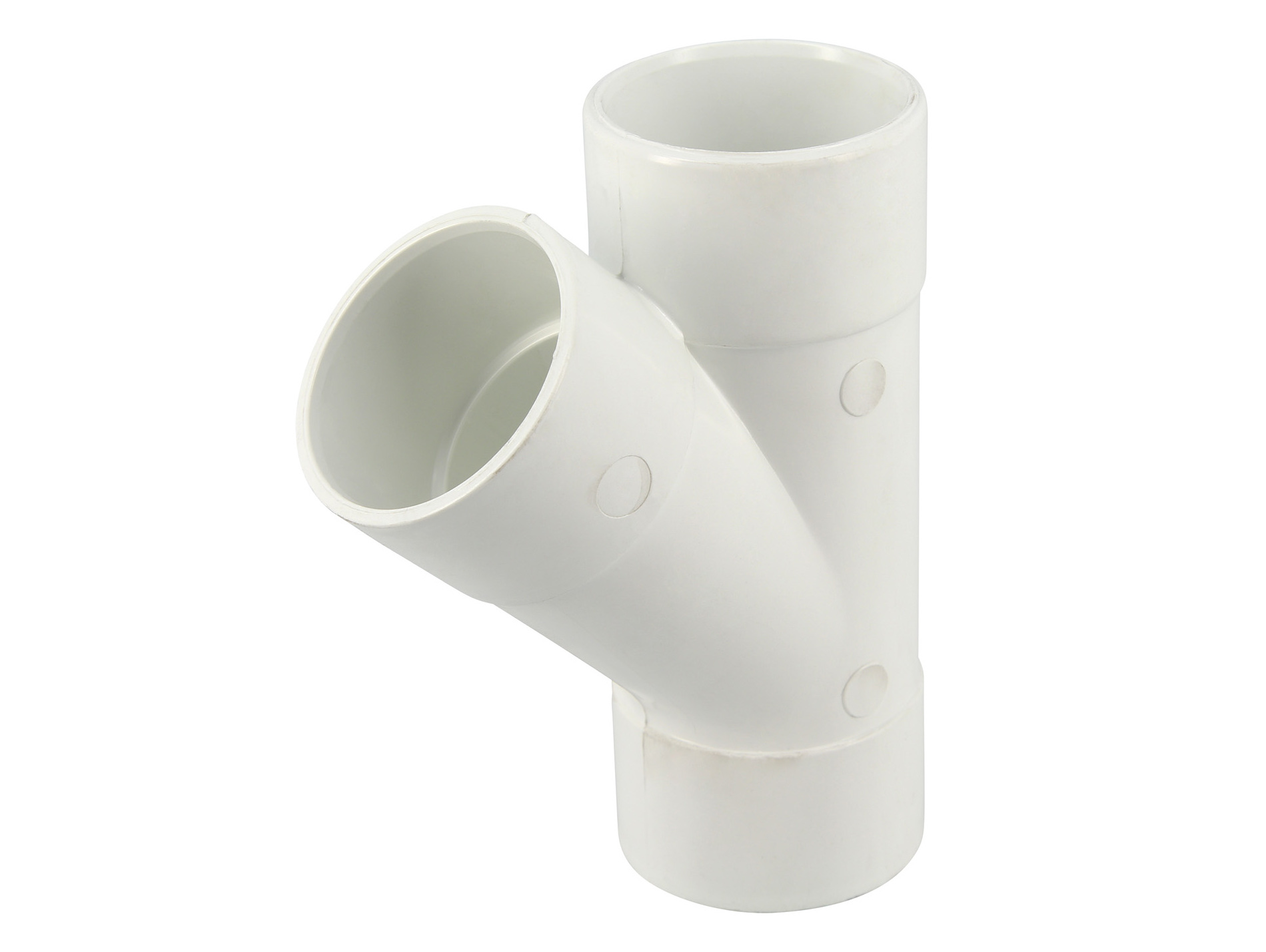 Culotte pour évacuation PVC GIRPI Ø40mm 45° Femelle-Femelle blanc