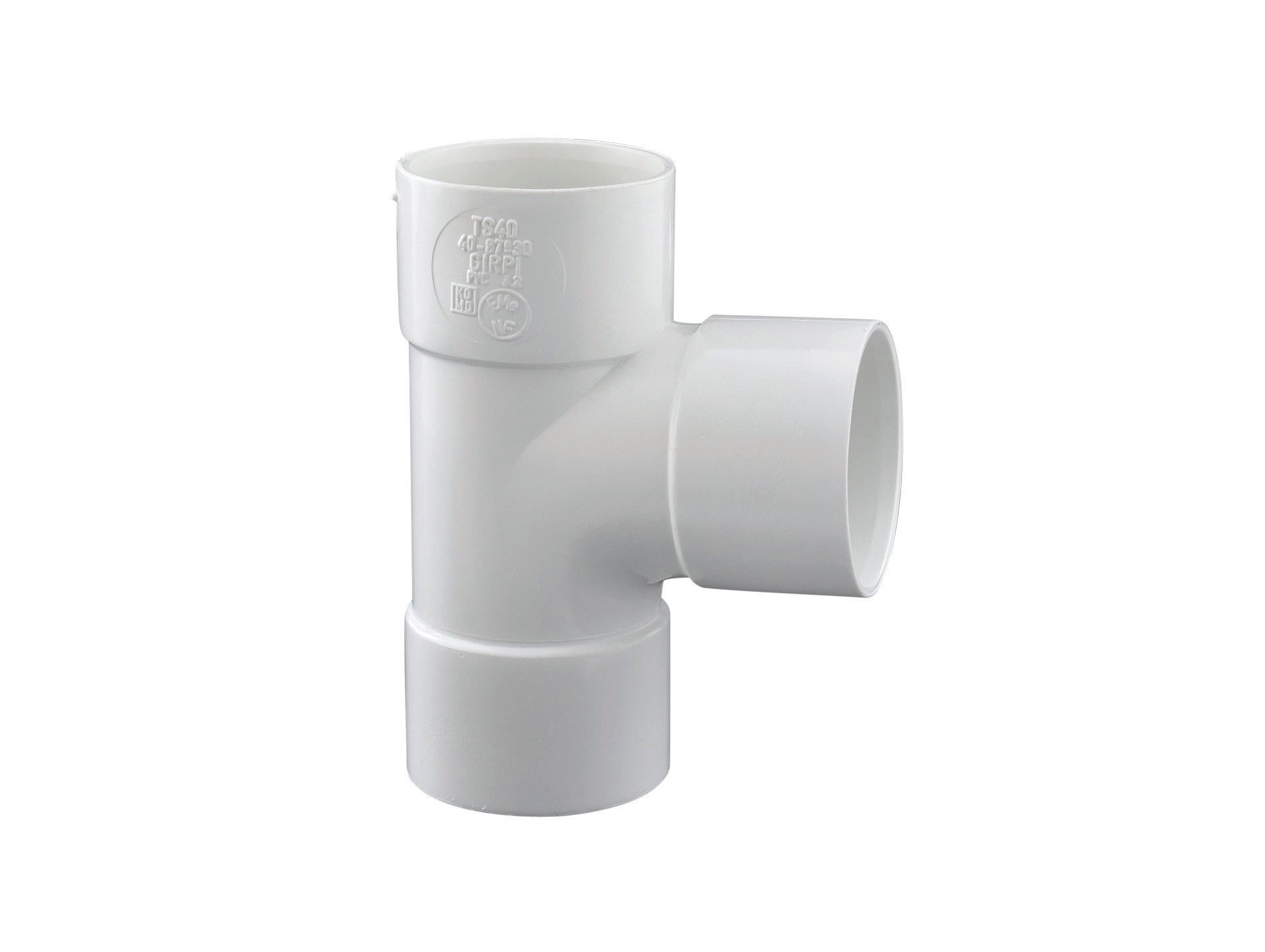 Té 87°30 Femelle / Femelle D40 Blanc