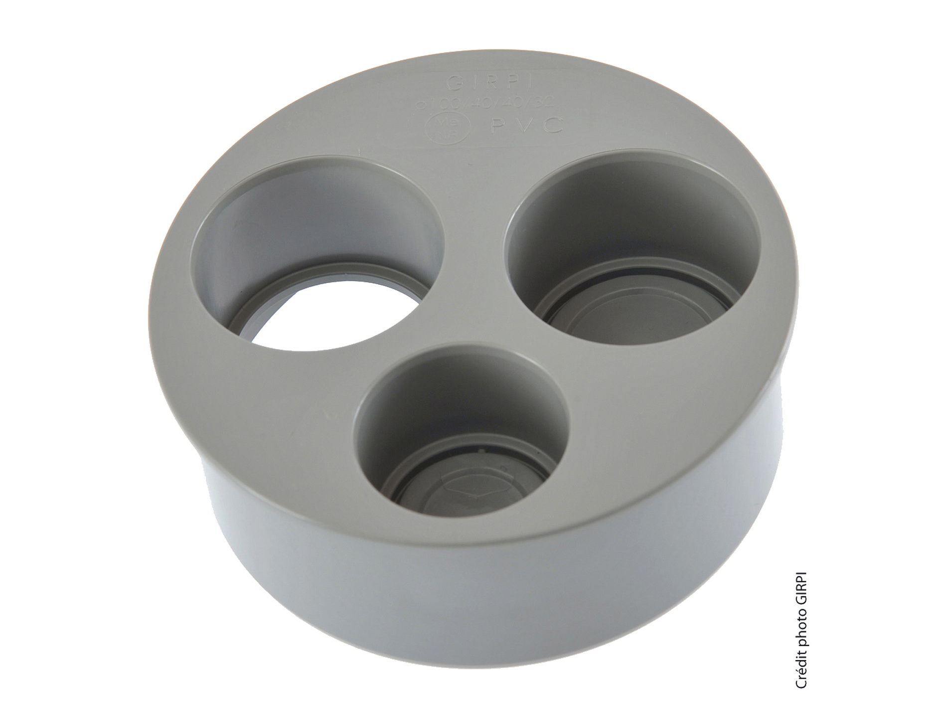 Tampon de réduction operculé GIRPI Ø100/40/40/32mm Mâle-Femelle