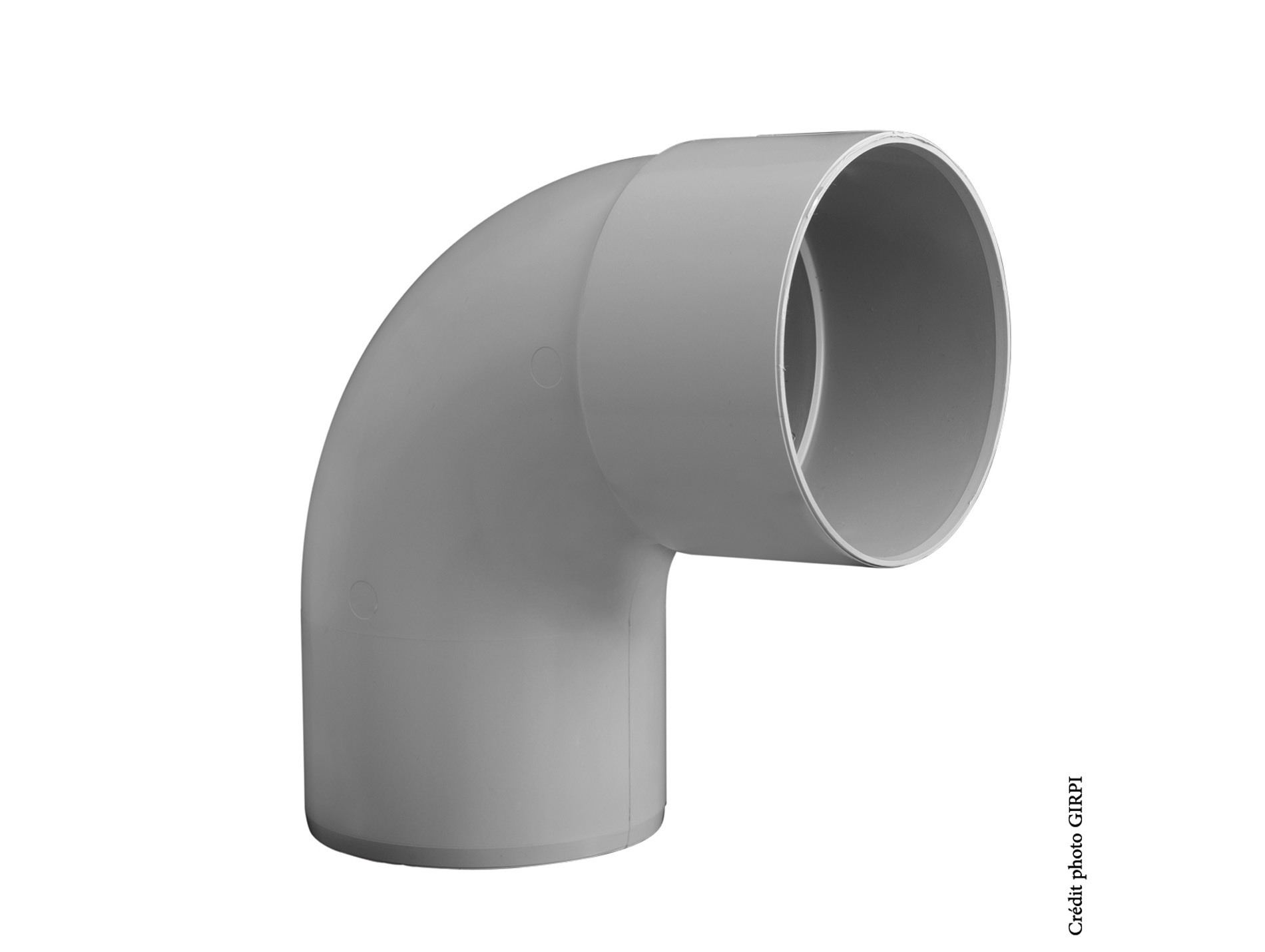 Coude pour évacuation PVC GIRPI Ø32mm 87°30 Mâle-Femelle