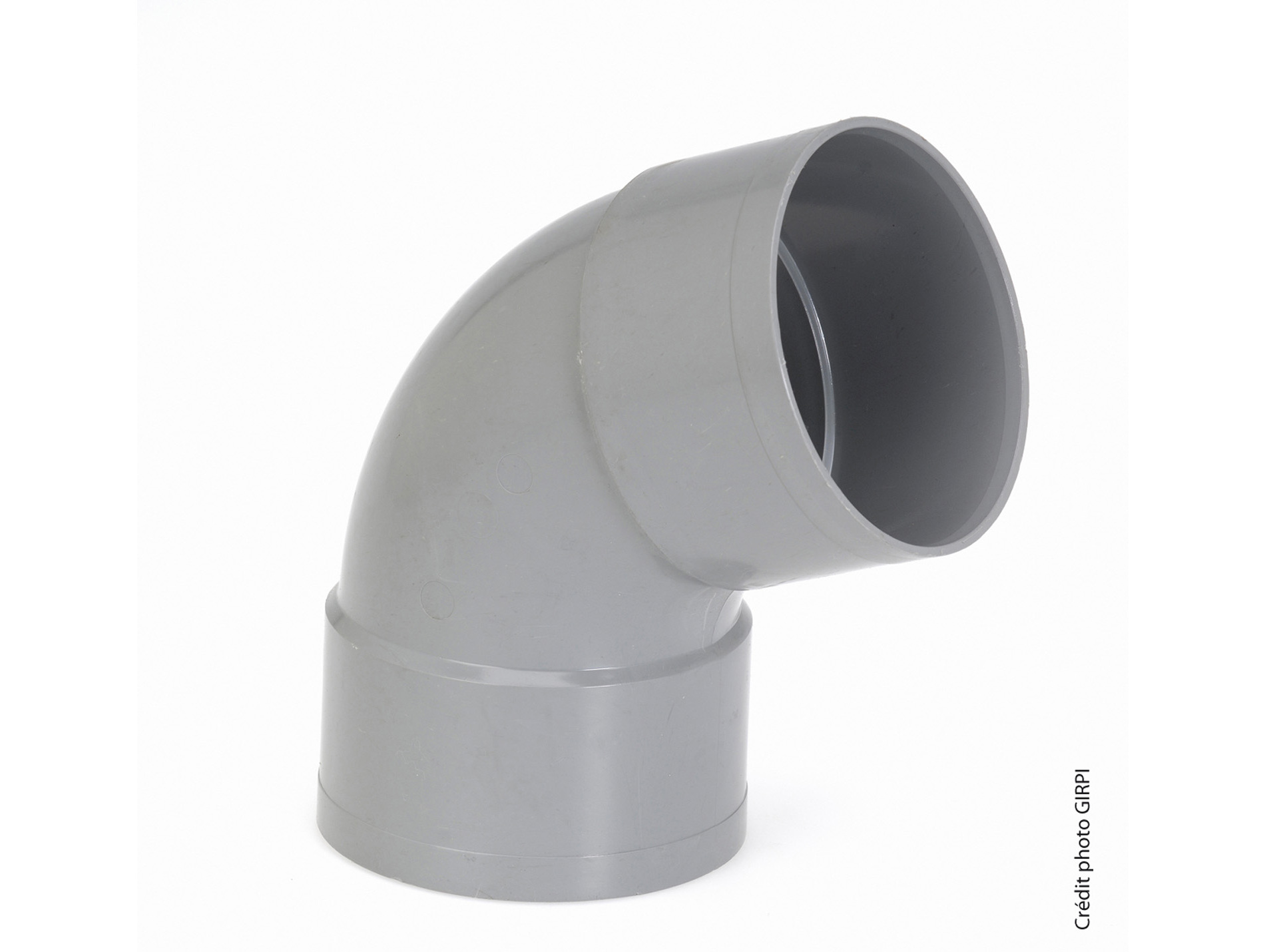Coude pour évacuation PVC GIRPI Ø100mm 67°30 Femelle/Femelle