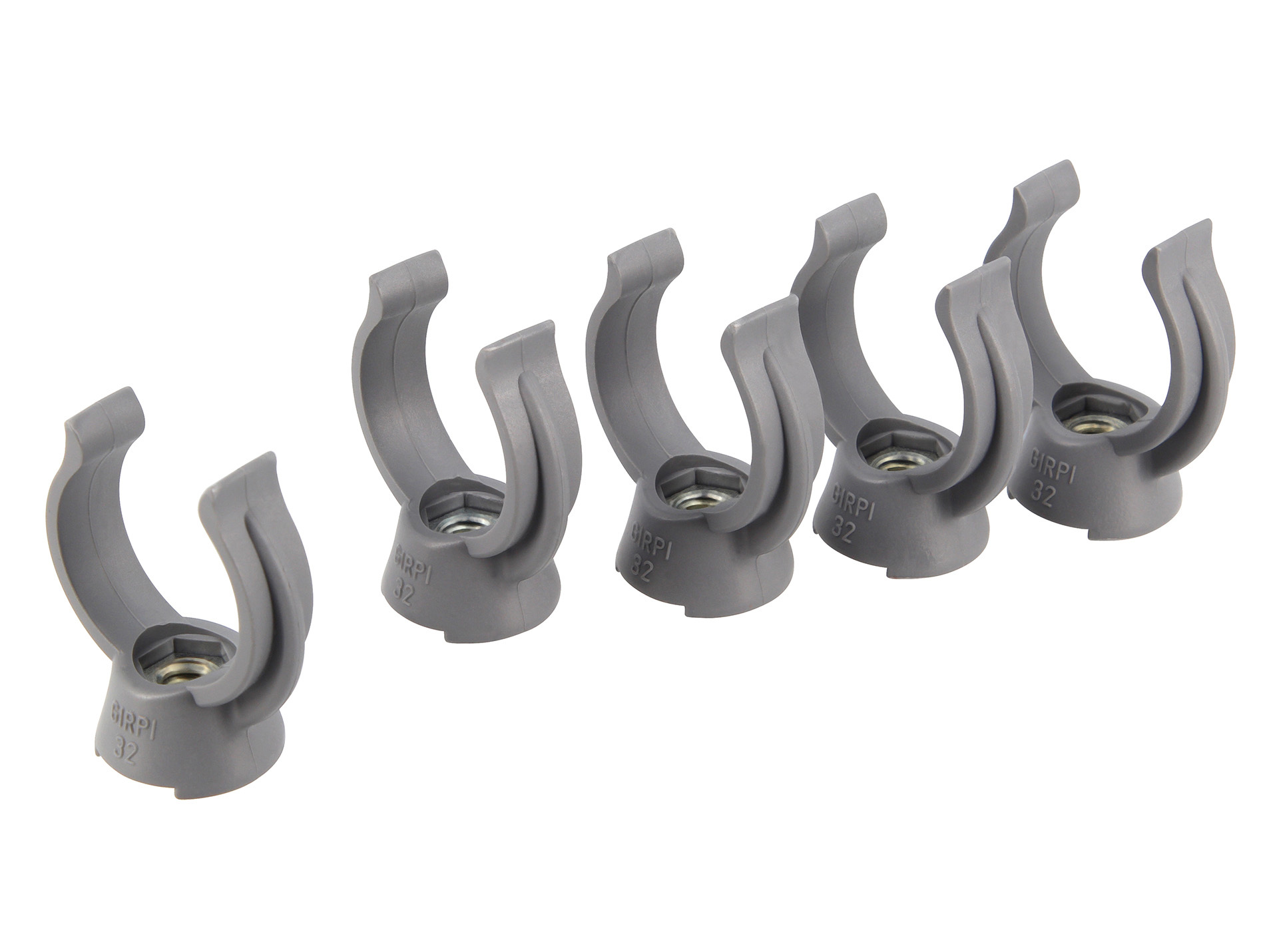 Collier instantané x5 GIRPI Ø32mm avec insert taraudé 7x150