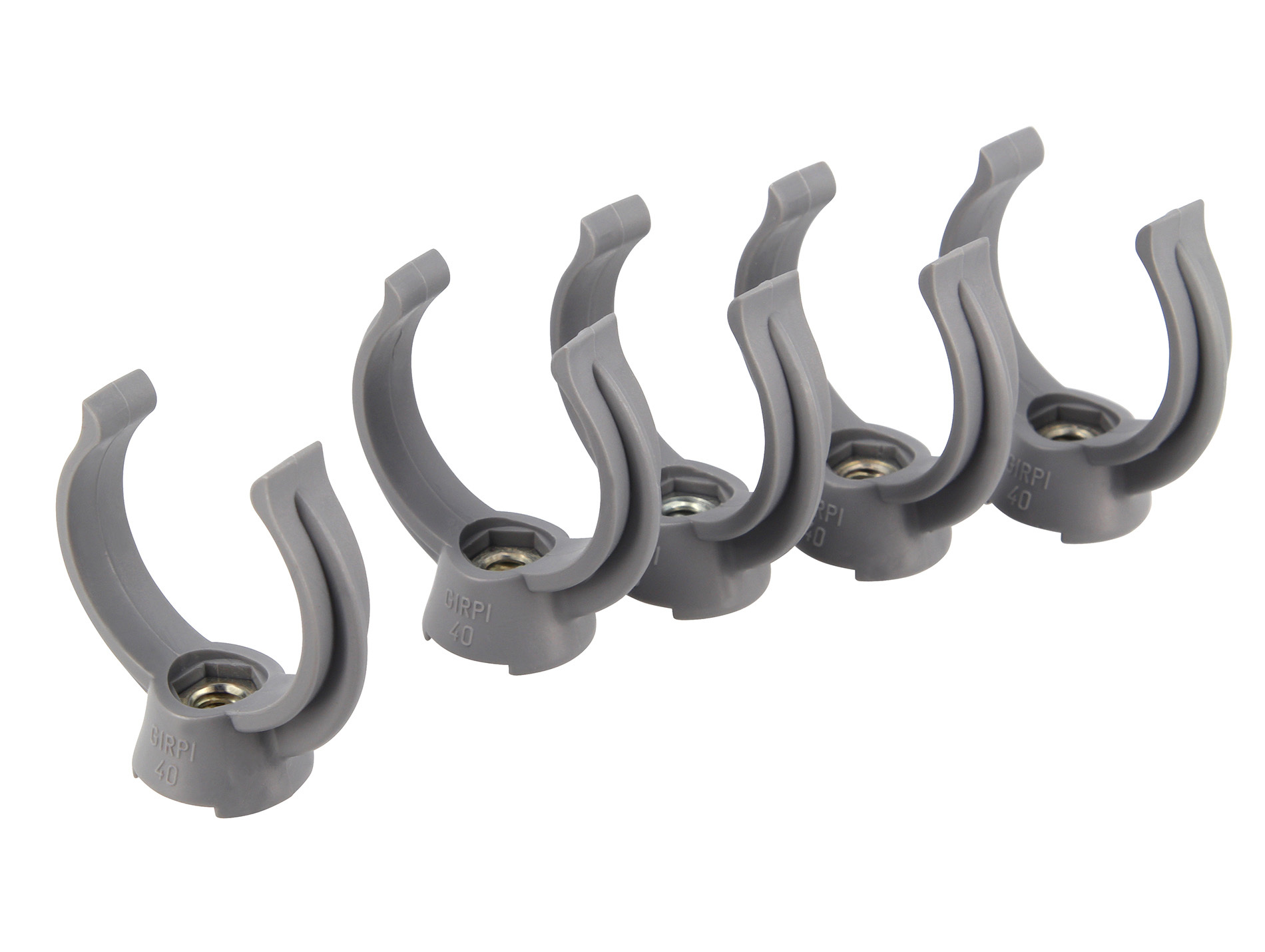 Collier instantané x5 GIRPI Ø40mm avec insert taraudé 7x150