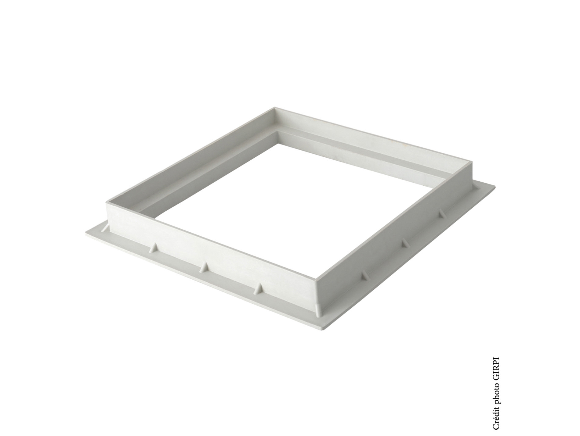 Cadre pour grille / tampon 200X200 Gris