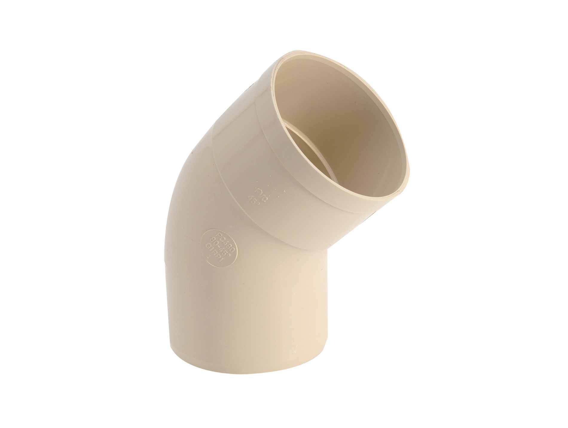 Coude 45° Mâle / Femelle D80 Sable