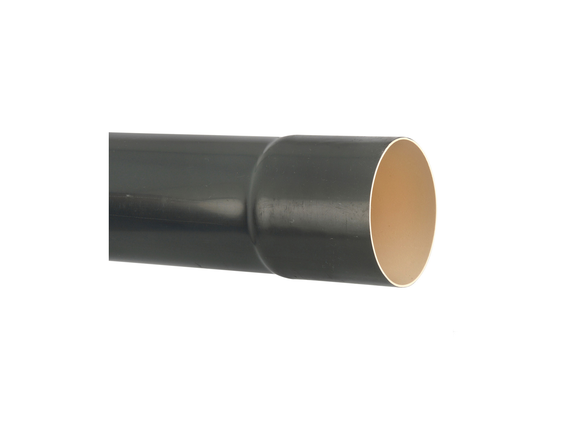 Tube de descente PVC D80 4m Ardoise