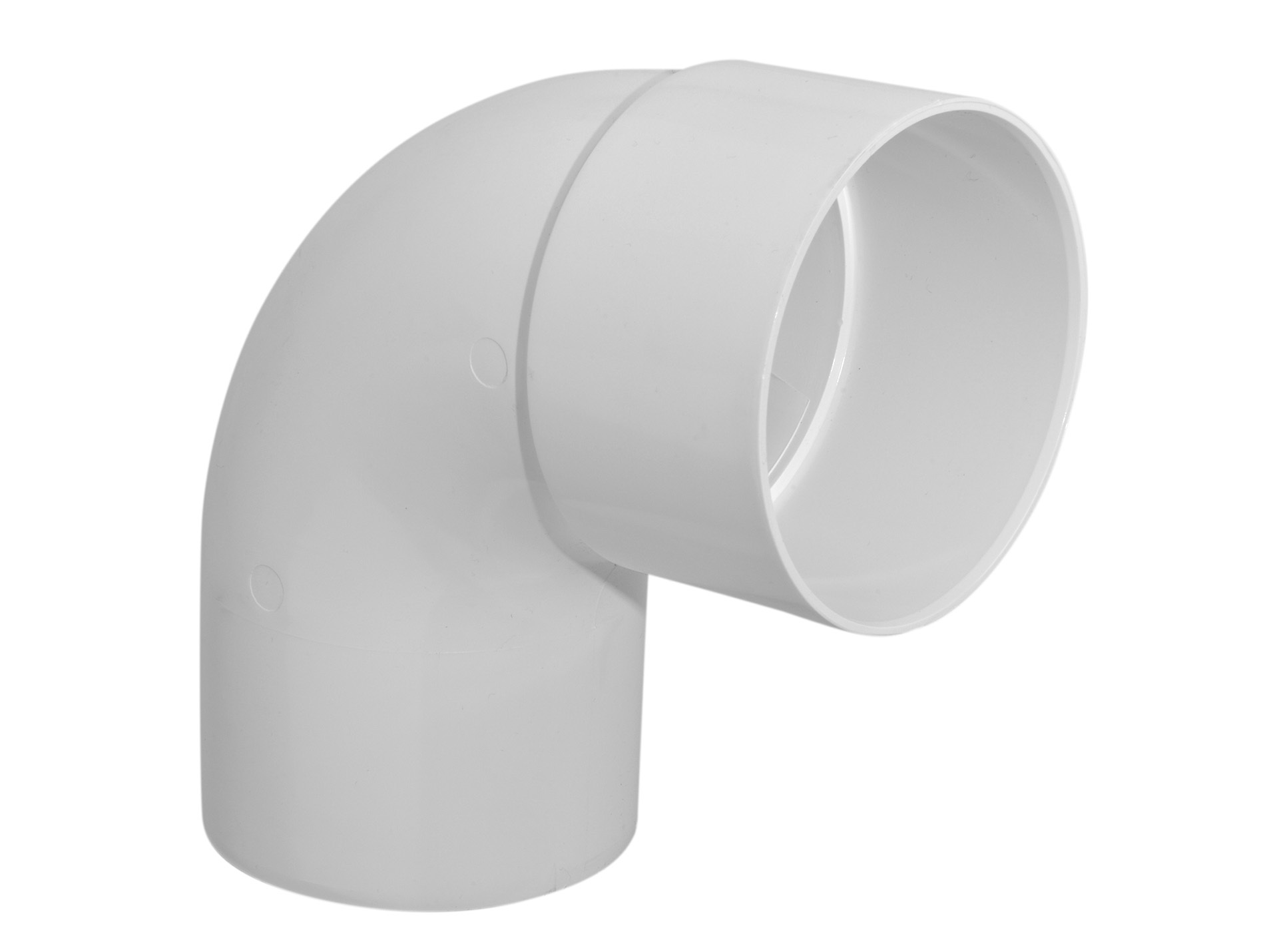 Coude 87°30 Mâle / Femelle D100 Blanc