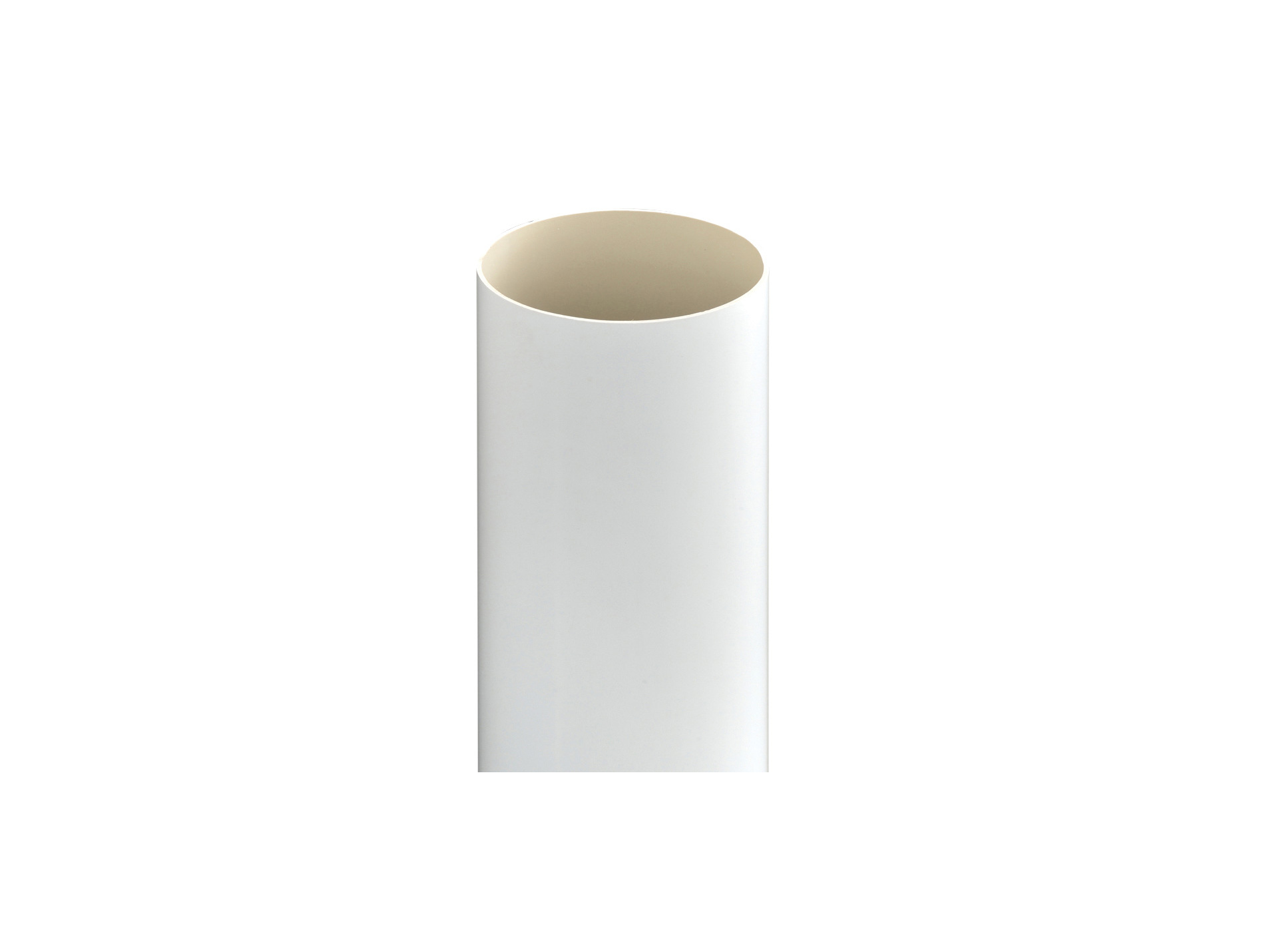 Tube de descente PVC D100 4m Blanc