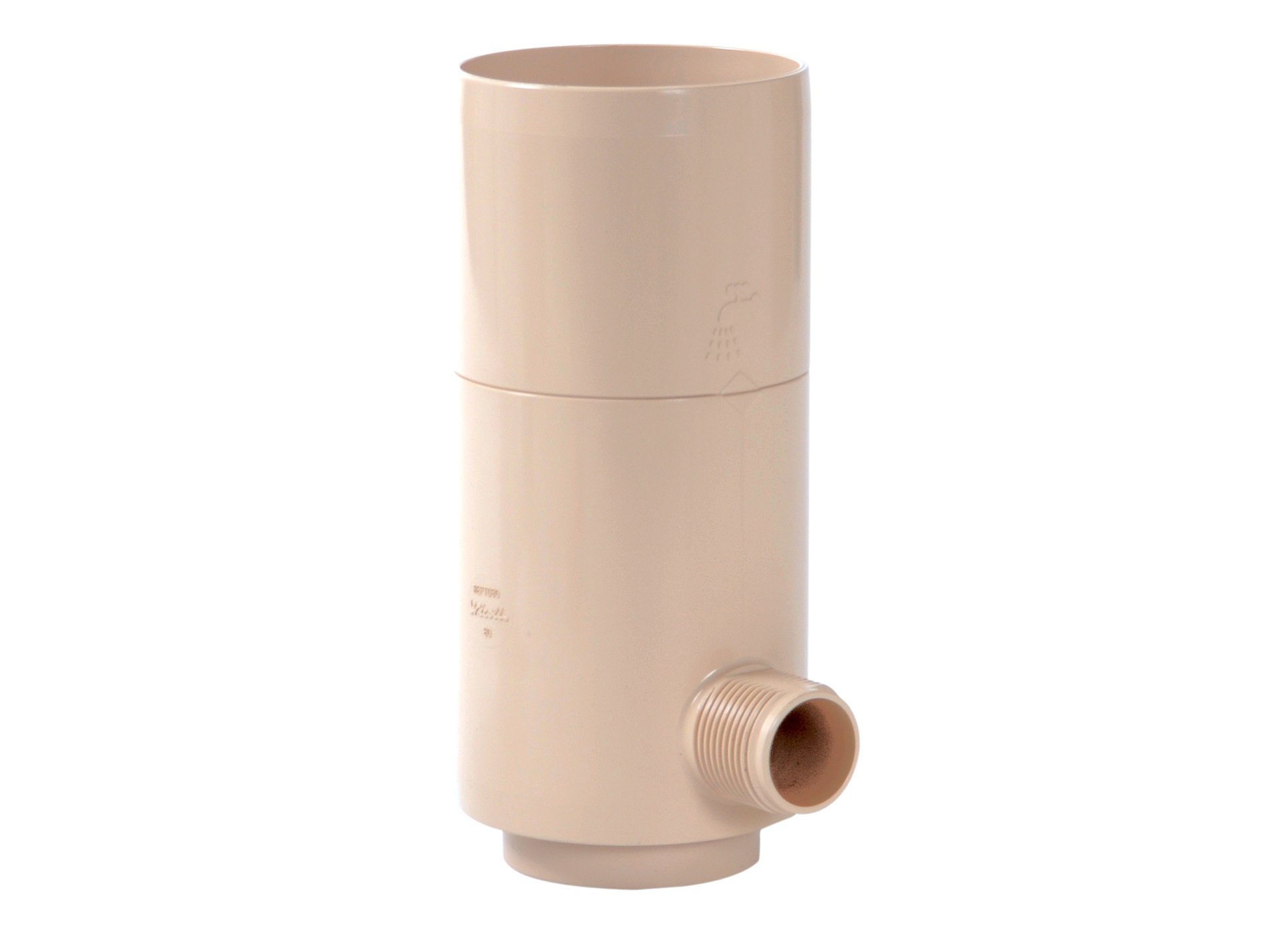 Collecteur d'eau à fermeture D80 Sable