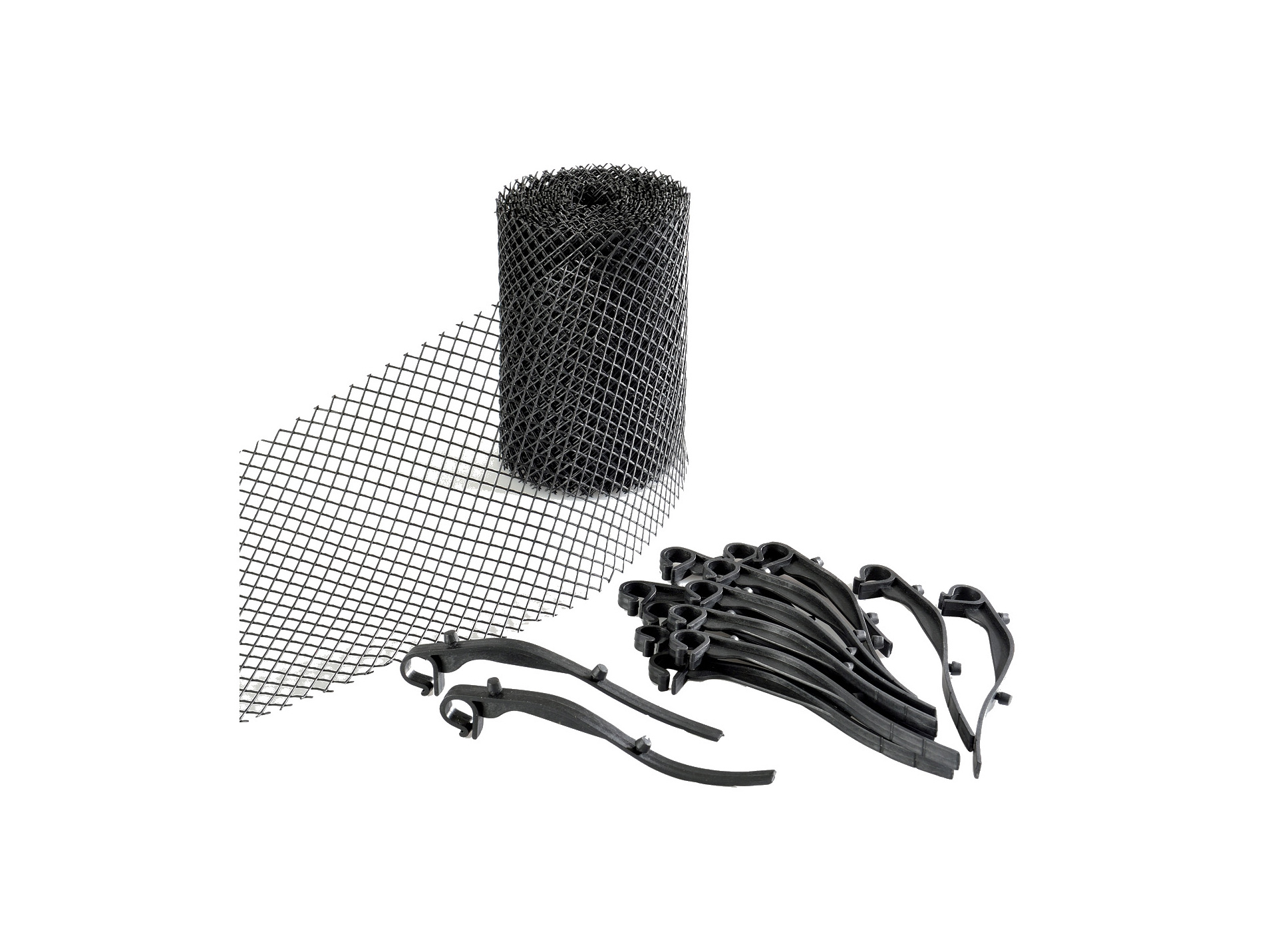 Filet de protection anti-feuilles pour gouttière 6m