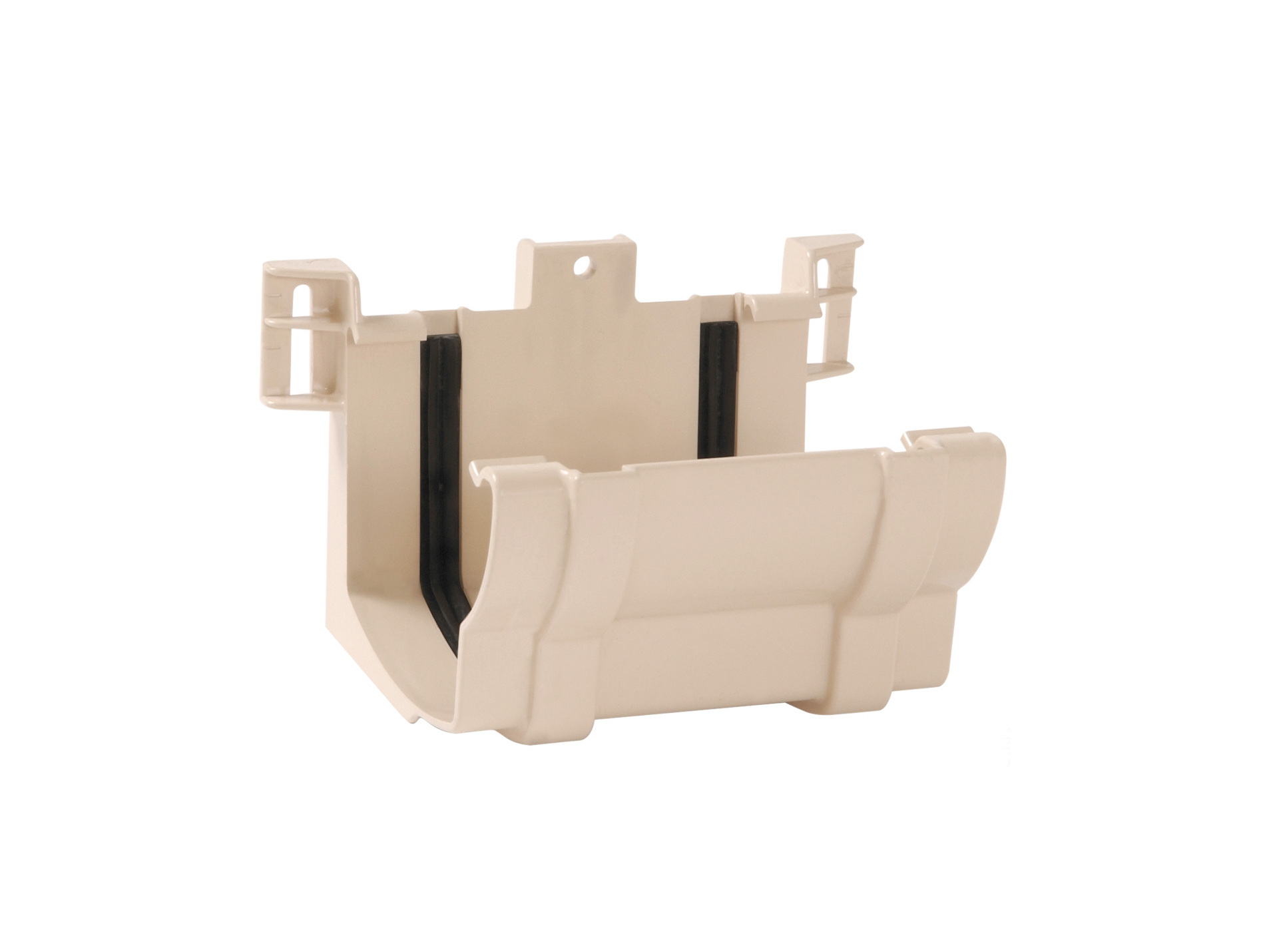 Jonction de gouttière ovoïde à joint Ondella Sable