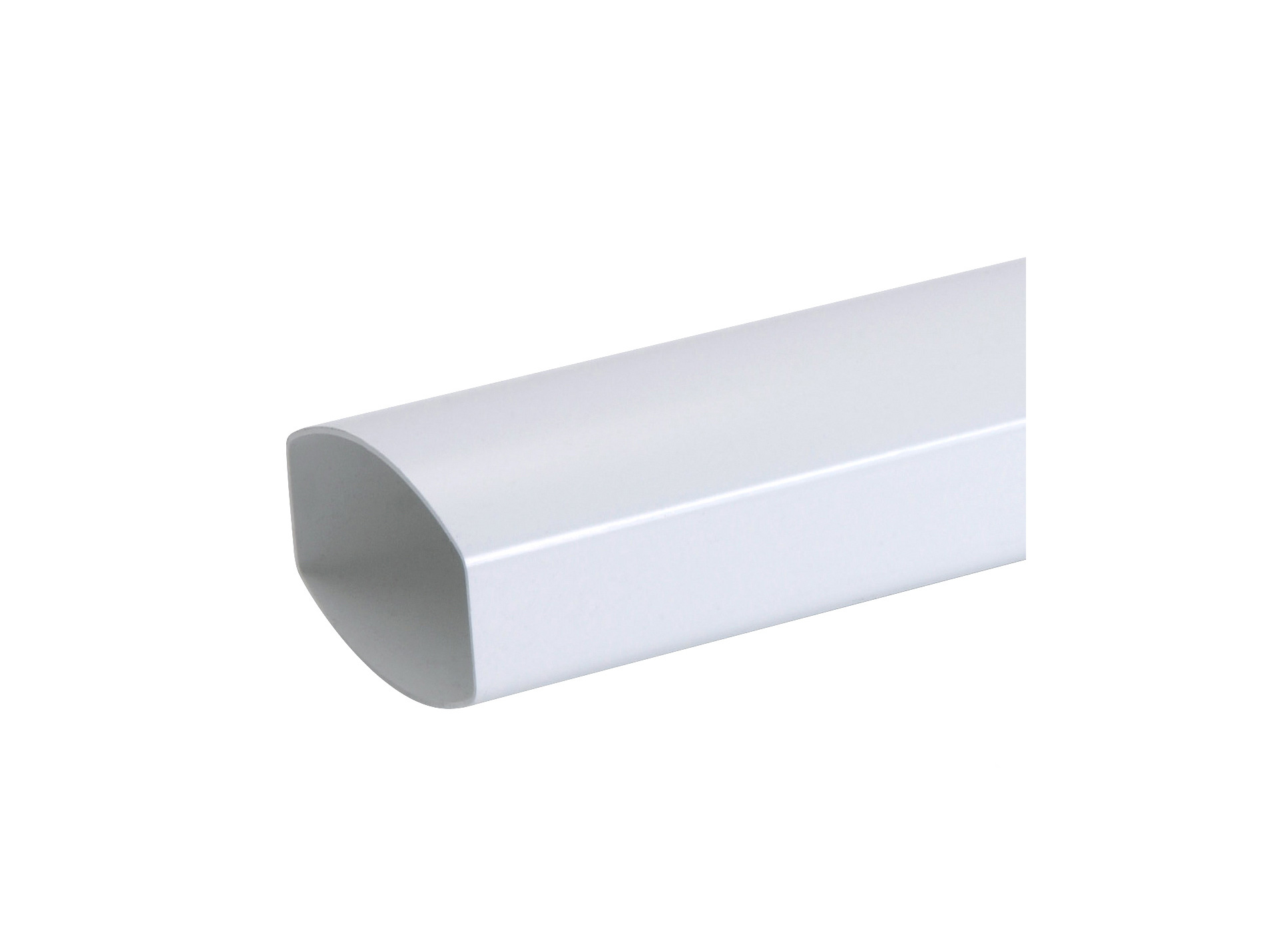 Tube de descente PVC Ondella 90x56 3m Blanc