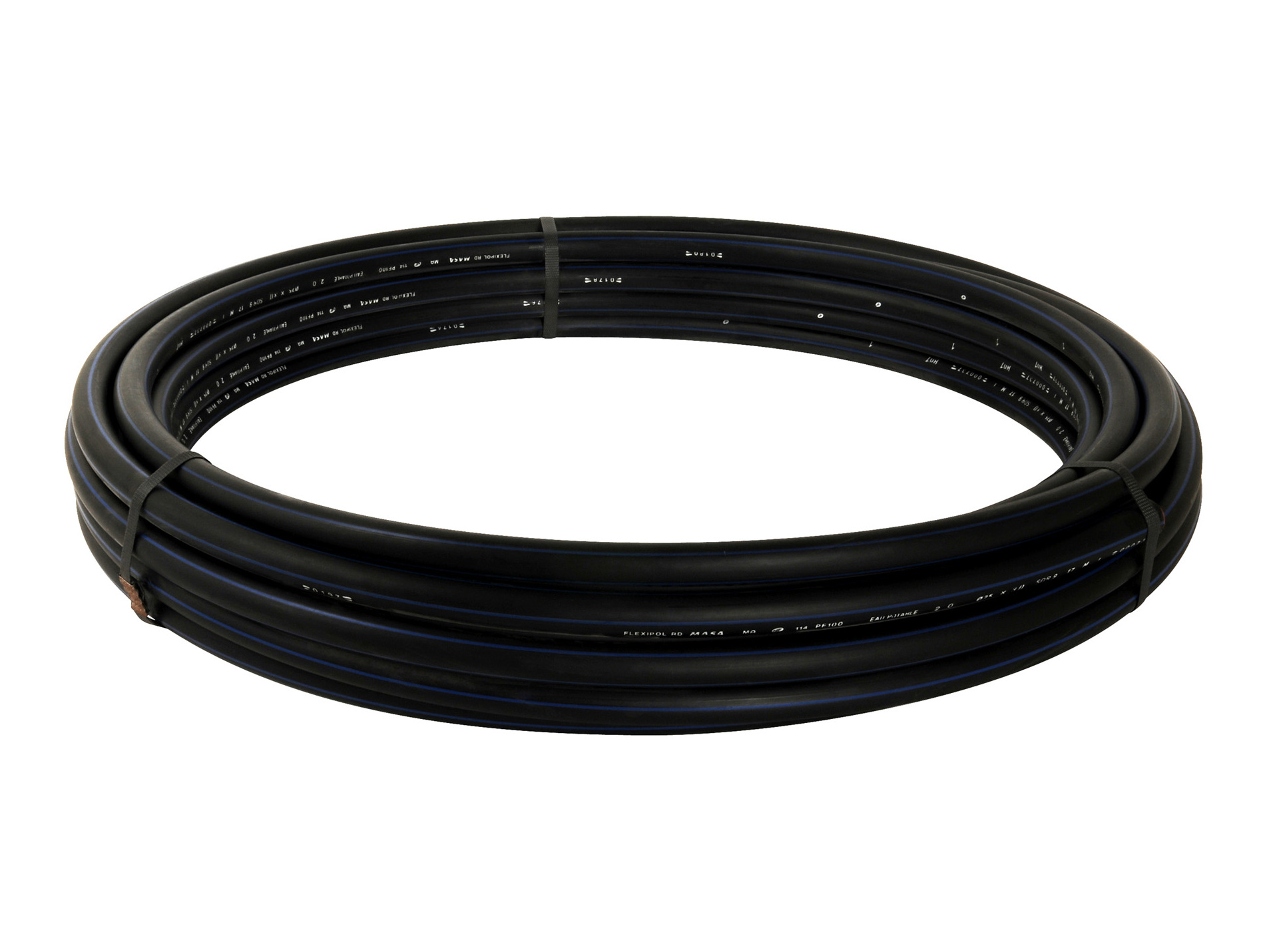 Tuyau PEHD bande bleue Ø25 25M