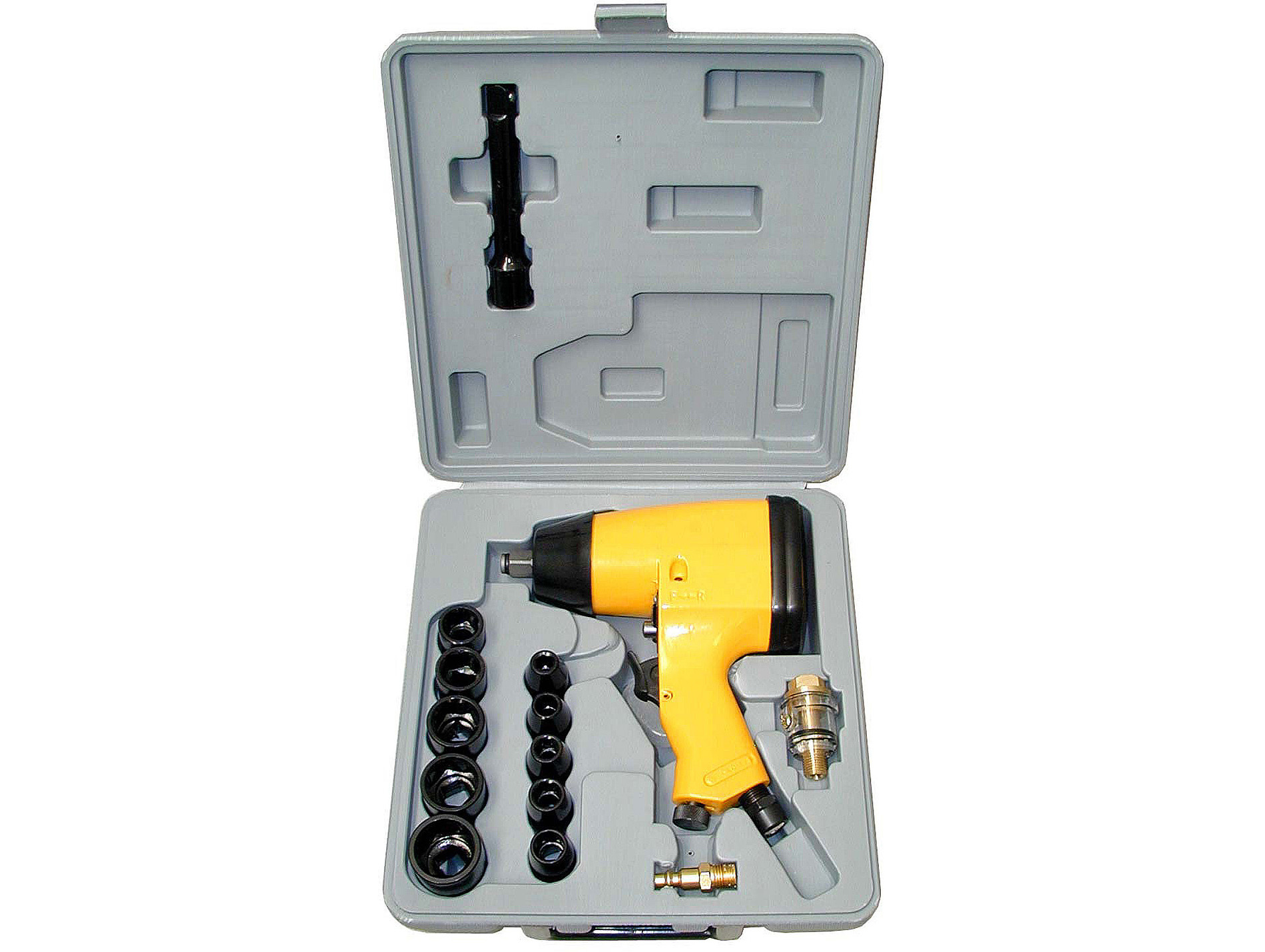 Coffret clé à choc pneumatique 1/2" PROFOR + 10 douilles