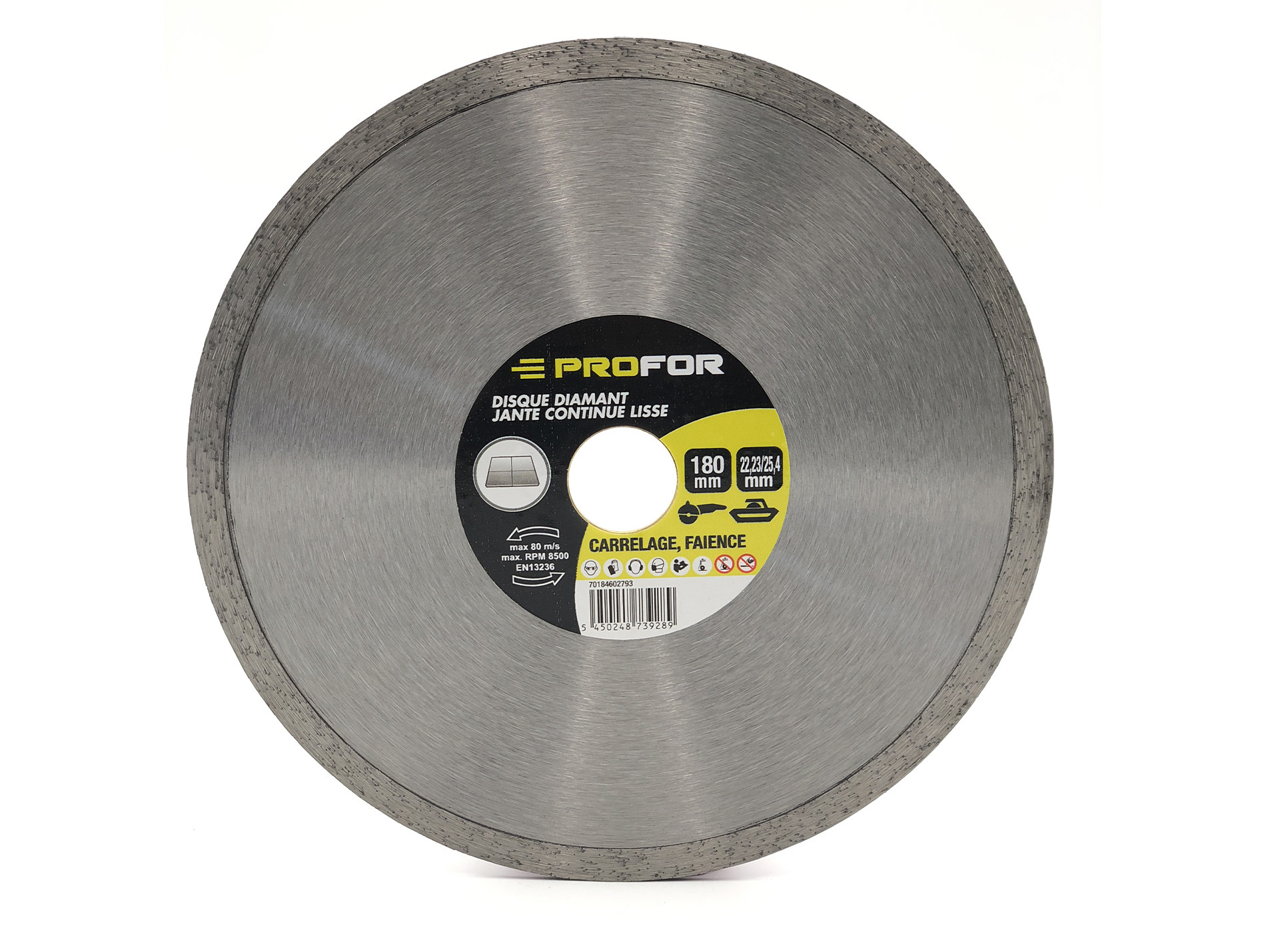 Disque diamant carrelage Ø180 PROFOR