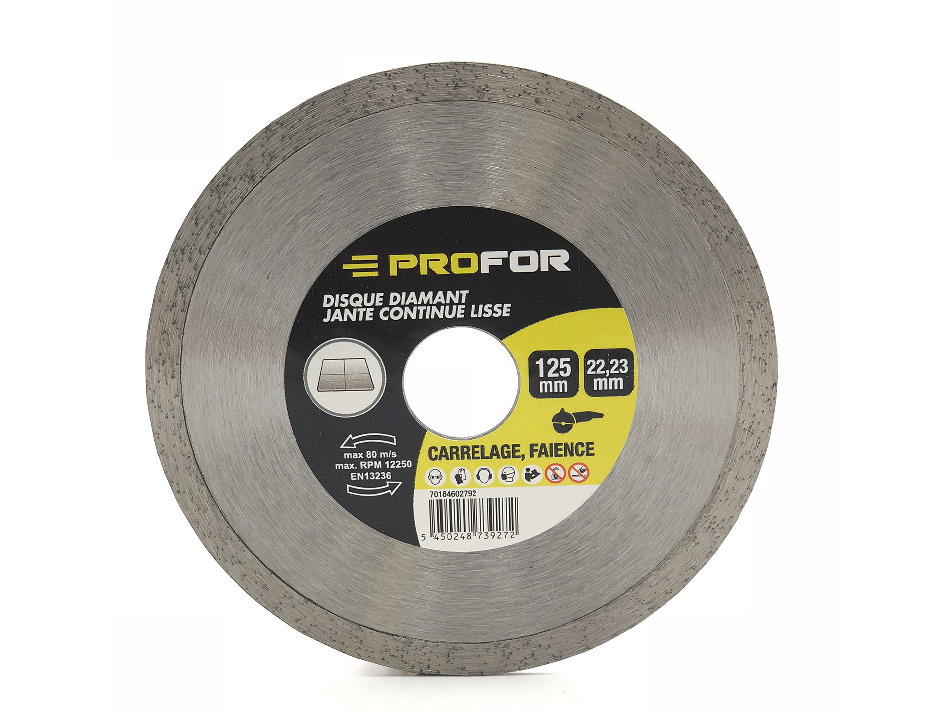 Disque diamant carrelage Ø125 PROFOR